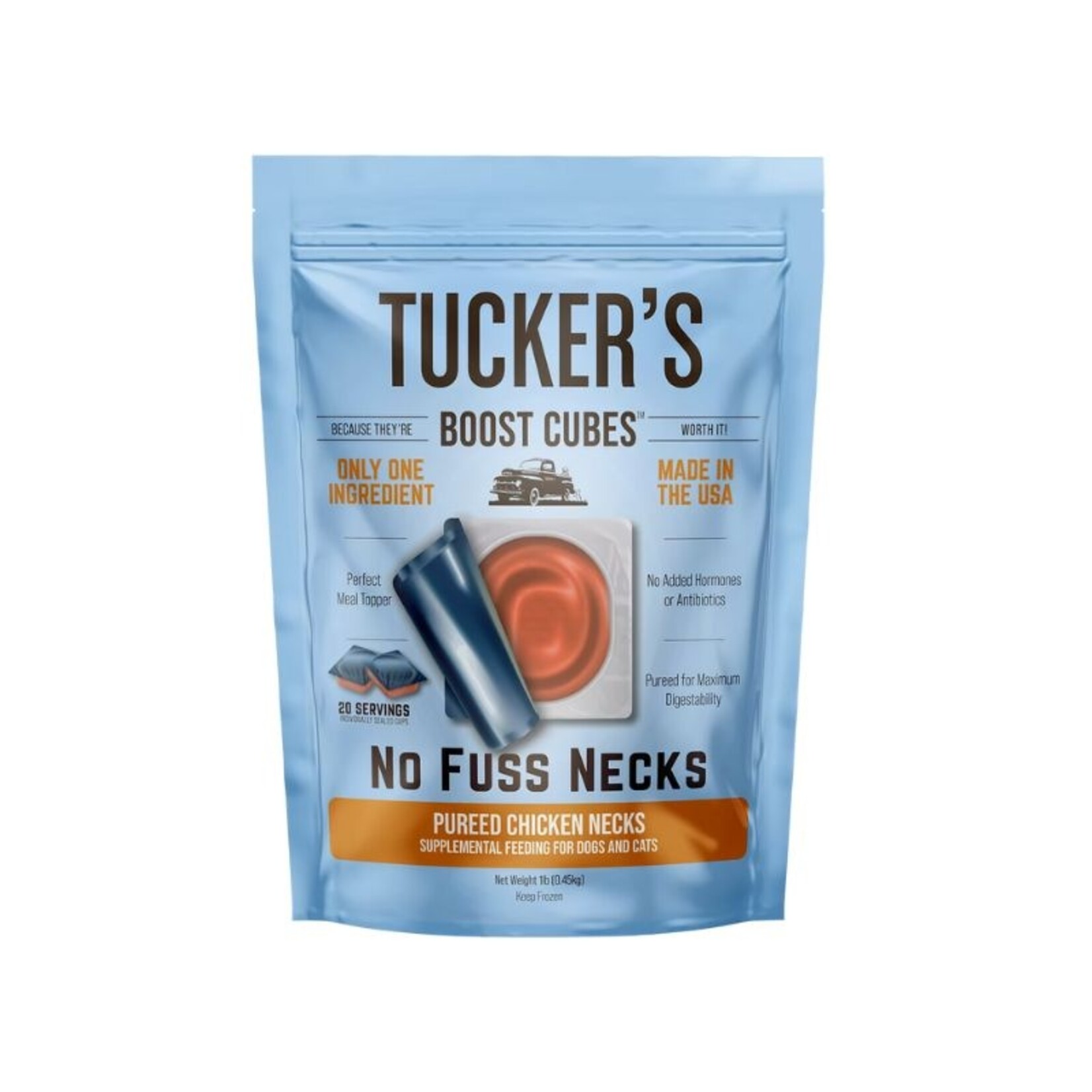 Tucker's Pureed No Fuss Necks - Raw Frozen Boost Cubes - Tucker's :