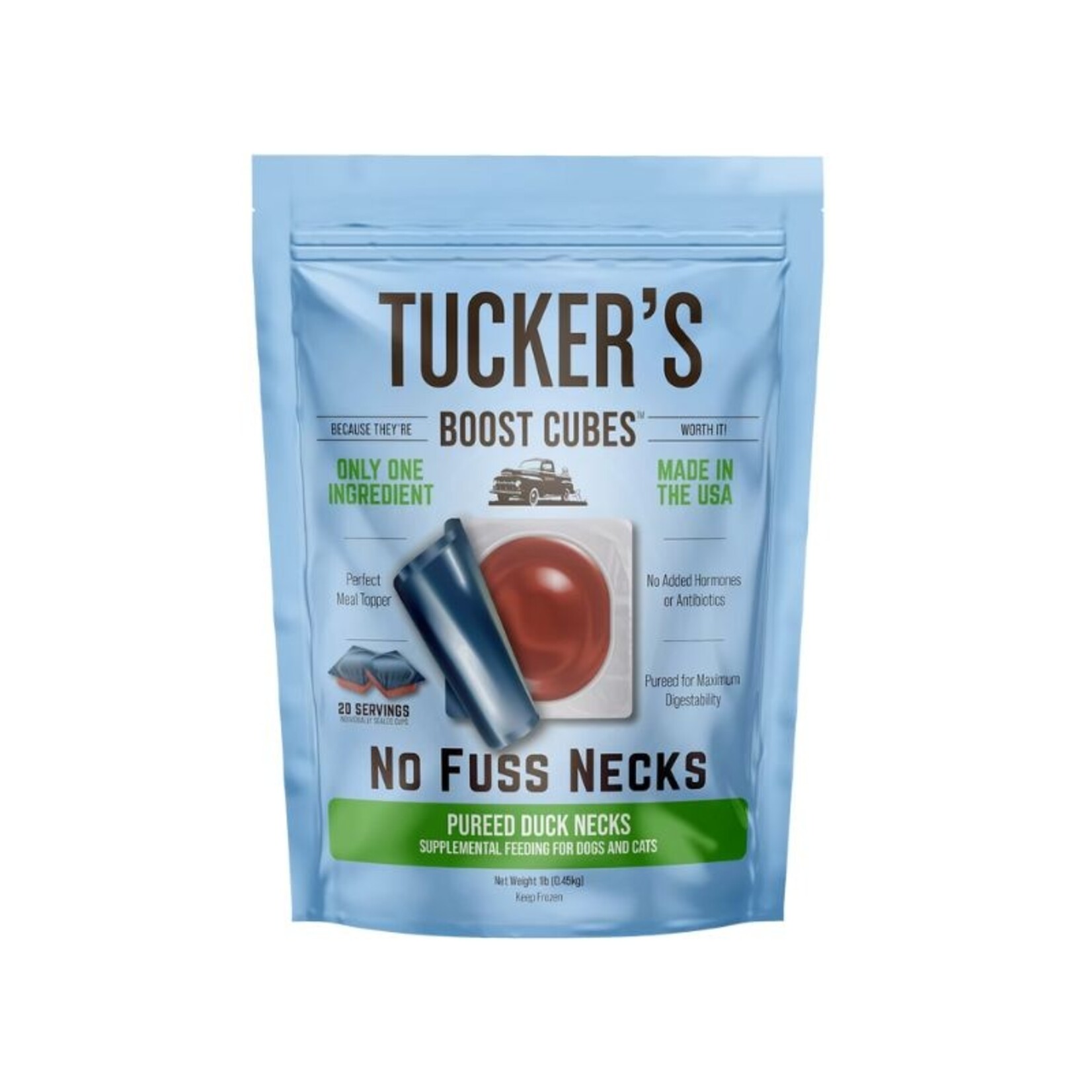 Tucker's Pureed No Fuss Necks - Raw Frozen Boost Cubes - Tucker's :