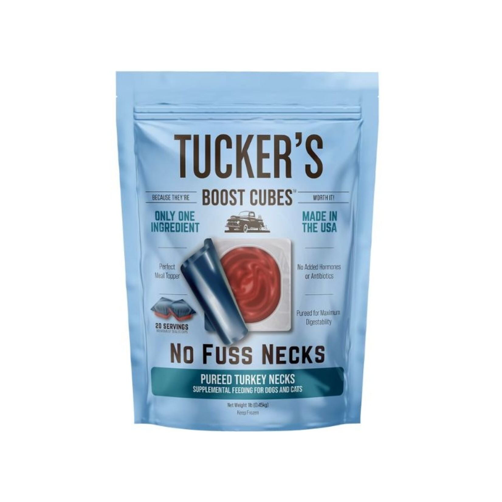 Tucker's Pureed No Fuss Necks - Raw Frozen Boost Cubes - Tucker's :