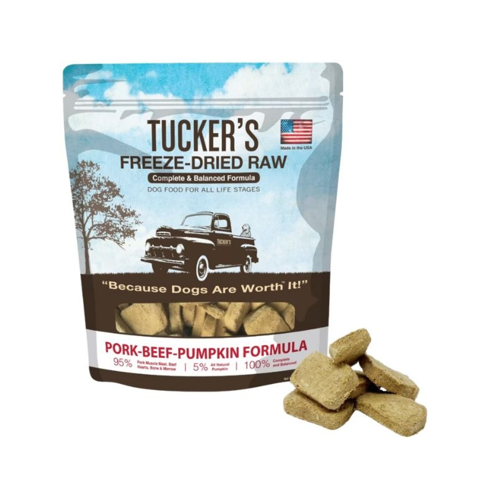 Tucker's 14 oz - Pork, Beef & Pumpkin - Freeze-Dried Raw - Tucker’s - dog
