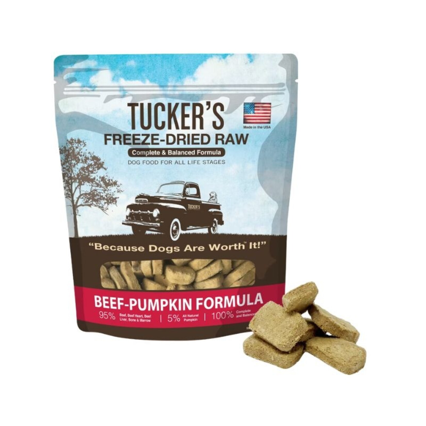 Tucker's 14 oz - Beef & Pumpkin - Freeze-Dried Raw - Tucker’s - dog