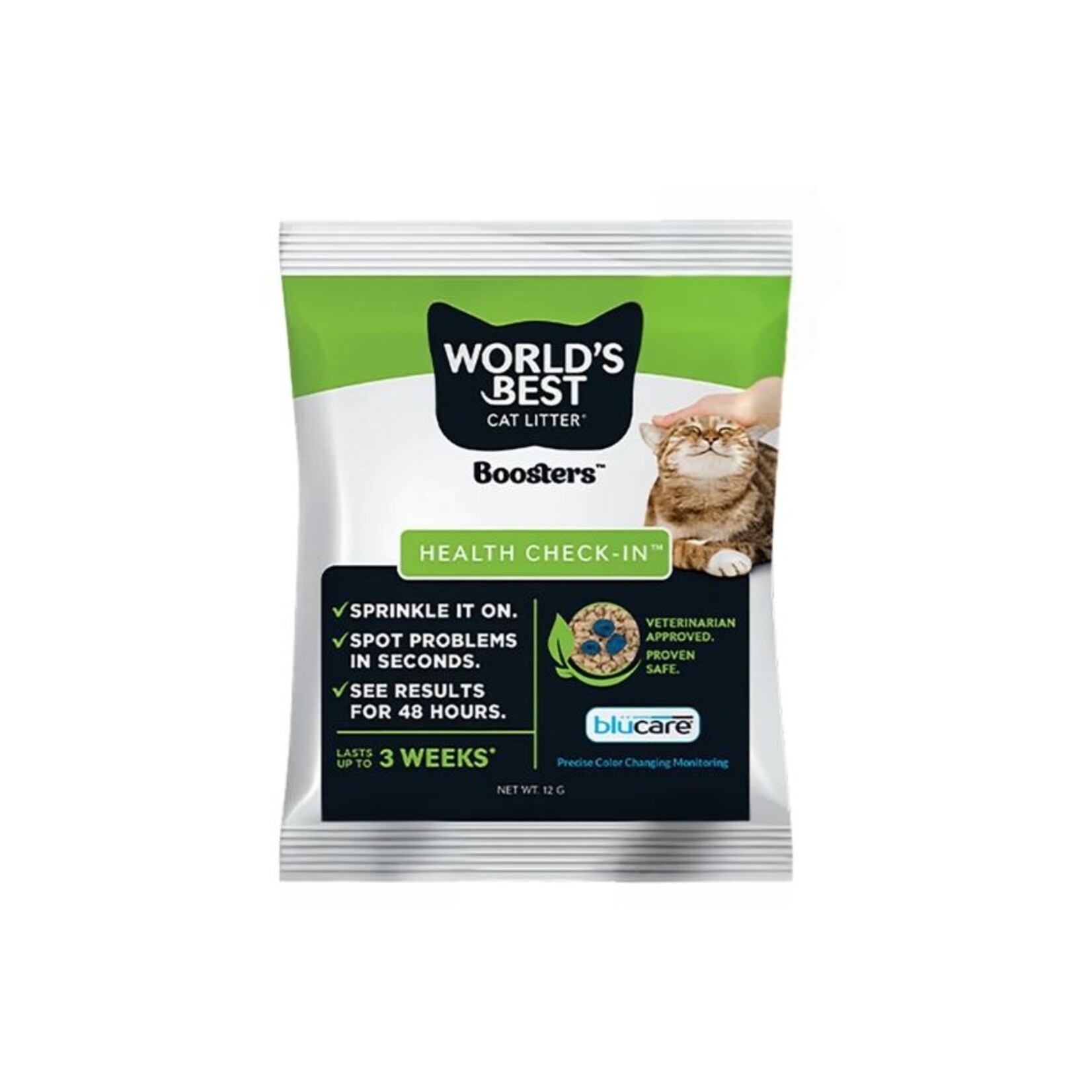 12 g. - Health Check-in - Litter Booster - World's Best - DISCOUNTED 30% (Reg. $11.99)
