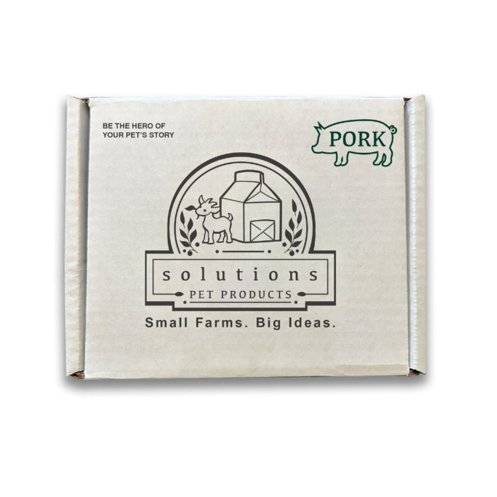 Solutions Pet Products Pork Recipe - Raw Dog Food - Solutions :