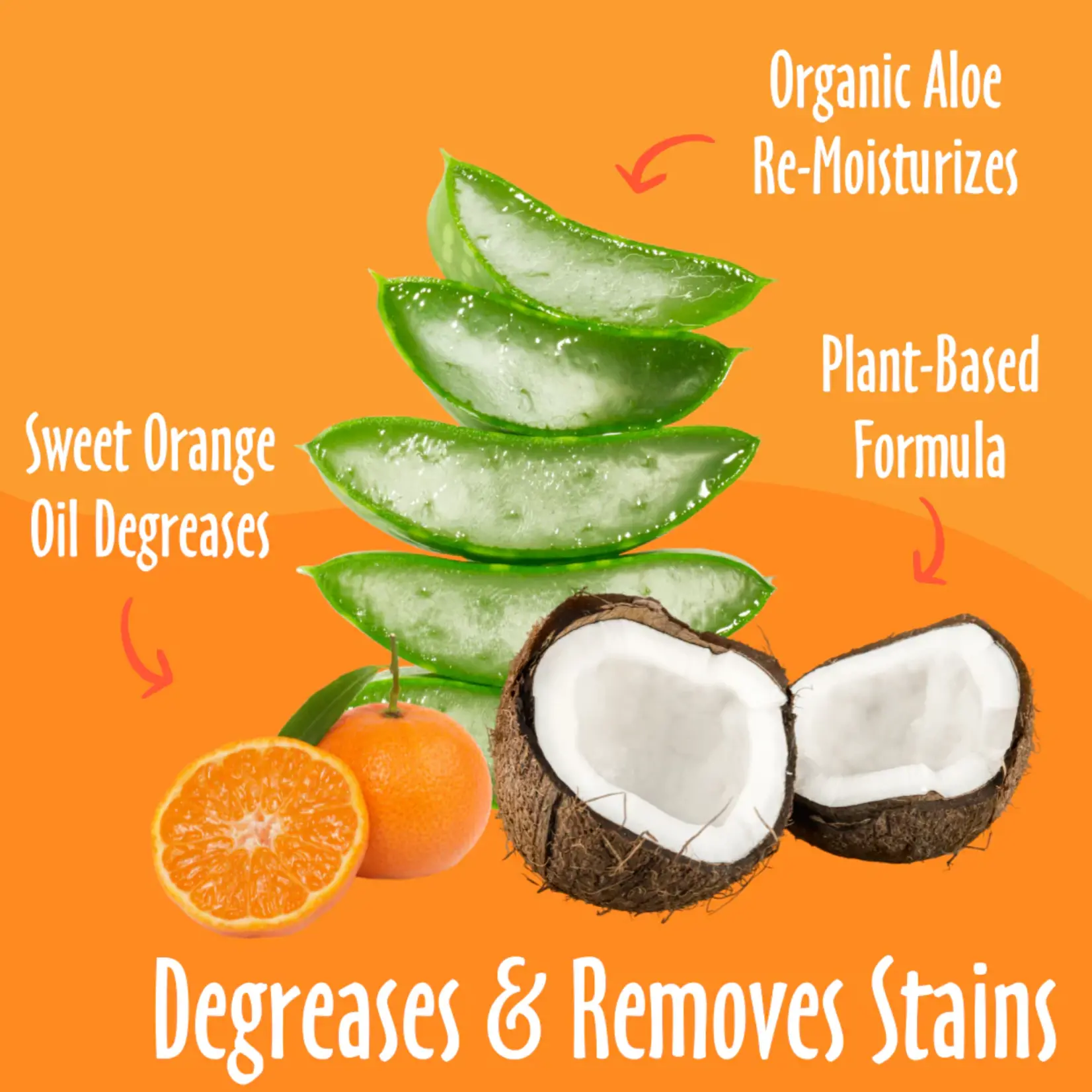 Earthbath 16 fl. oz. - Sweet Orange Oil - Degreaser / Stain Remover - Shampoo - Earthbath