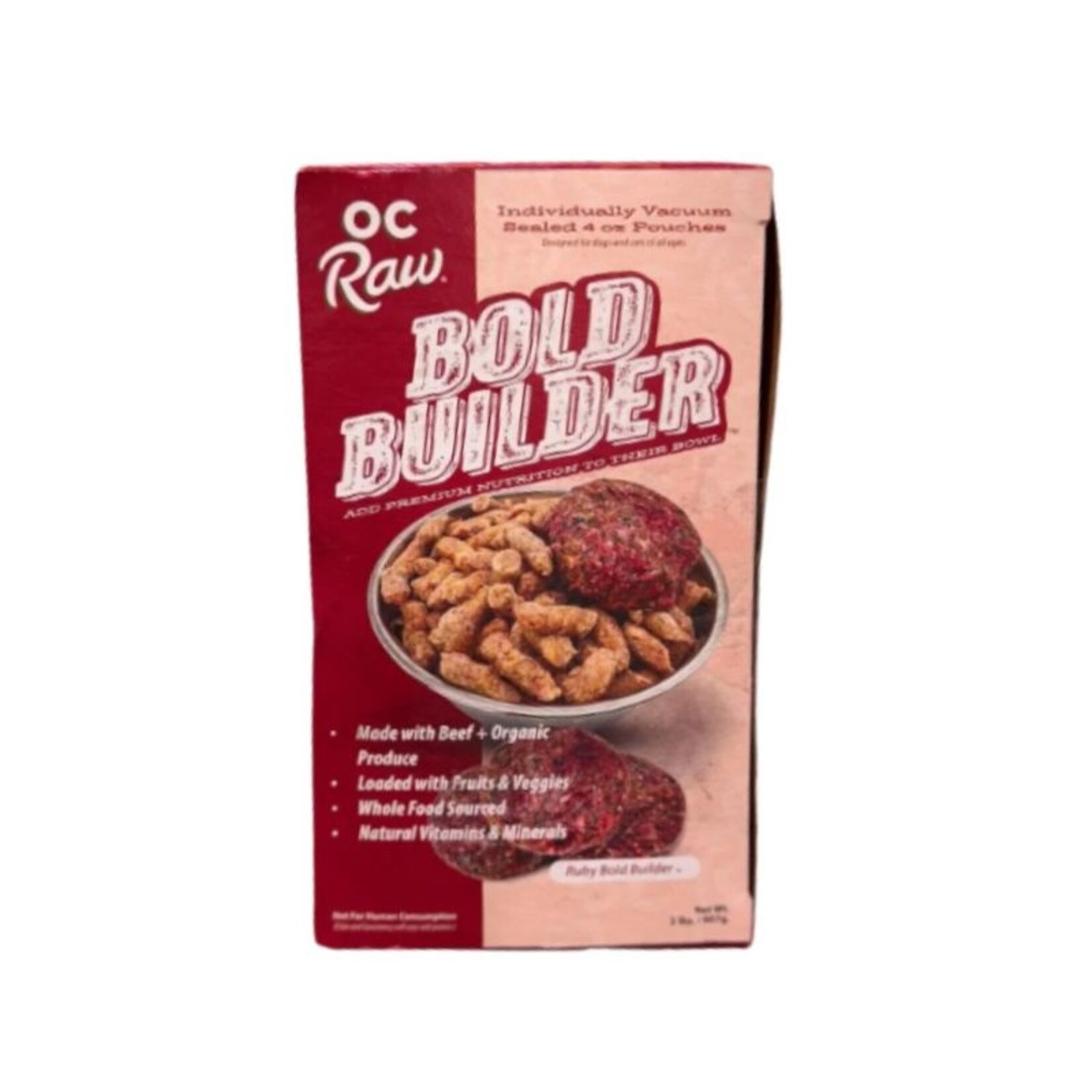 OC Raw 2# - Ruby (Beef)  - Bold Builder- OC Raw - dog