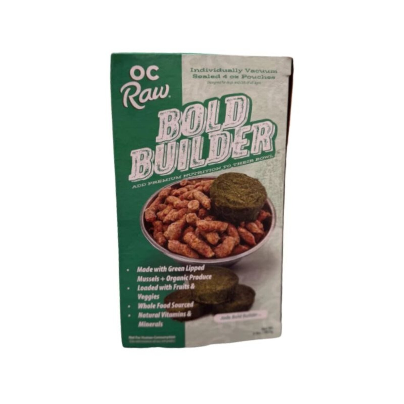 OC Raw 2# - Jade (Green Lipped Mussels)  - Bold Builder- OC Raw - dog