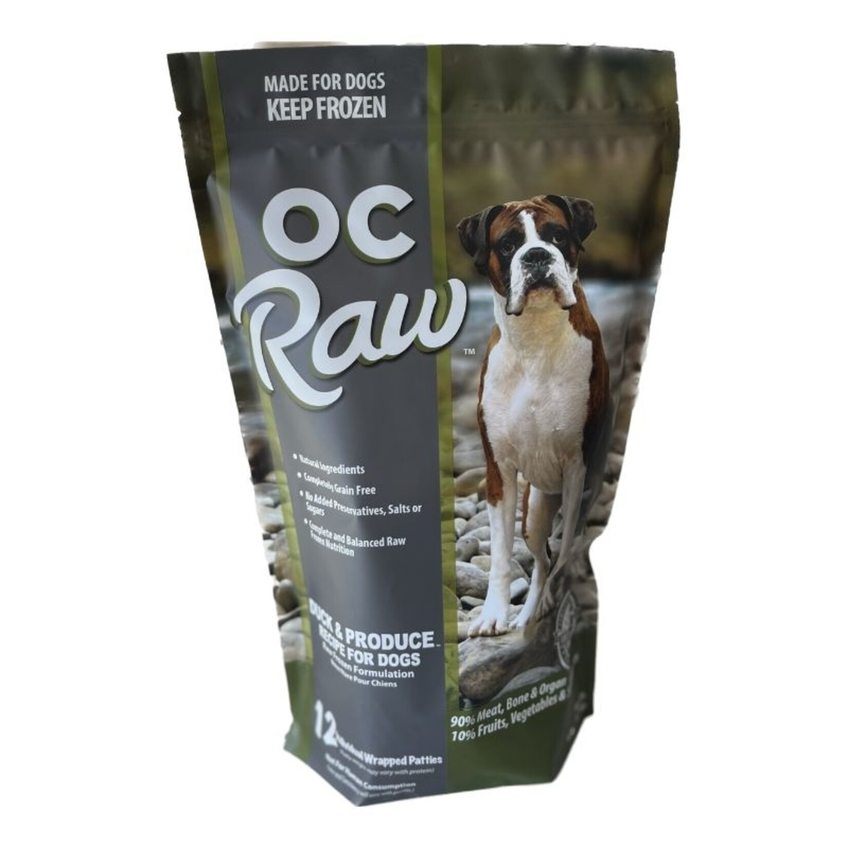 OC Raw 6# - Patties - Duck & Produce - OC Raw - dog
