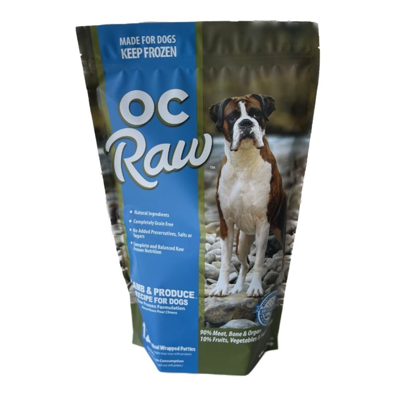 OC Raw 6# - Patties - Lamb & Produce - OC Raw - dog