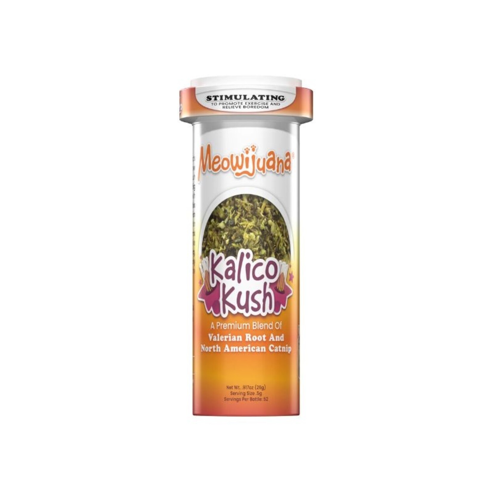 26 g. - Kalico Kush - Catnip & Valerian Blend - Meowijuana