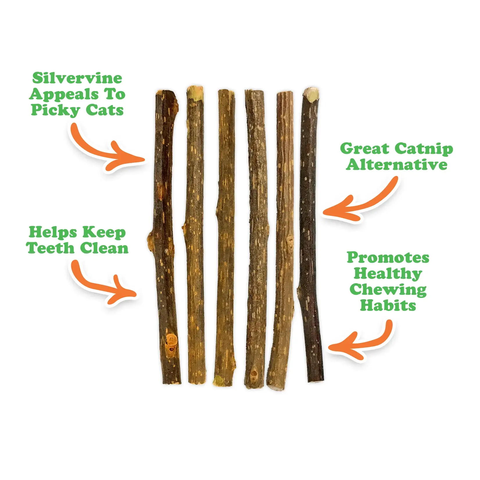 6 pk. - Silvervine Sticks - Meowijuana