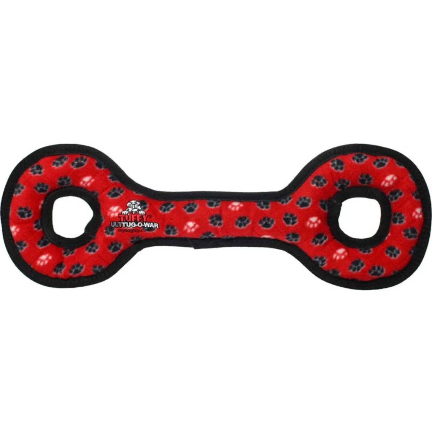 VIP Products / Tuffy Med. Tug-o-War - Red Paws - Tuffy