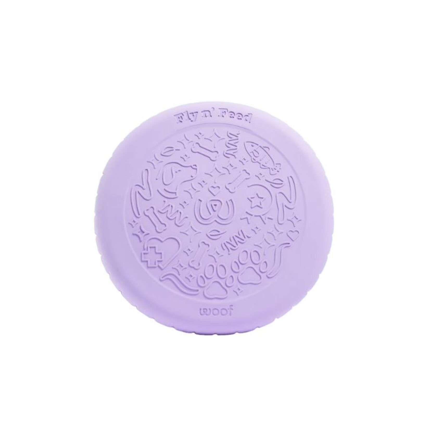 Fly n' Feed - Lick Mat Fetch Disc - Woof :
