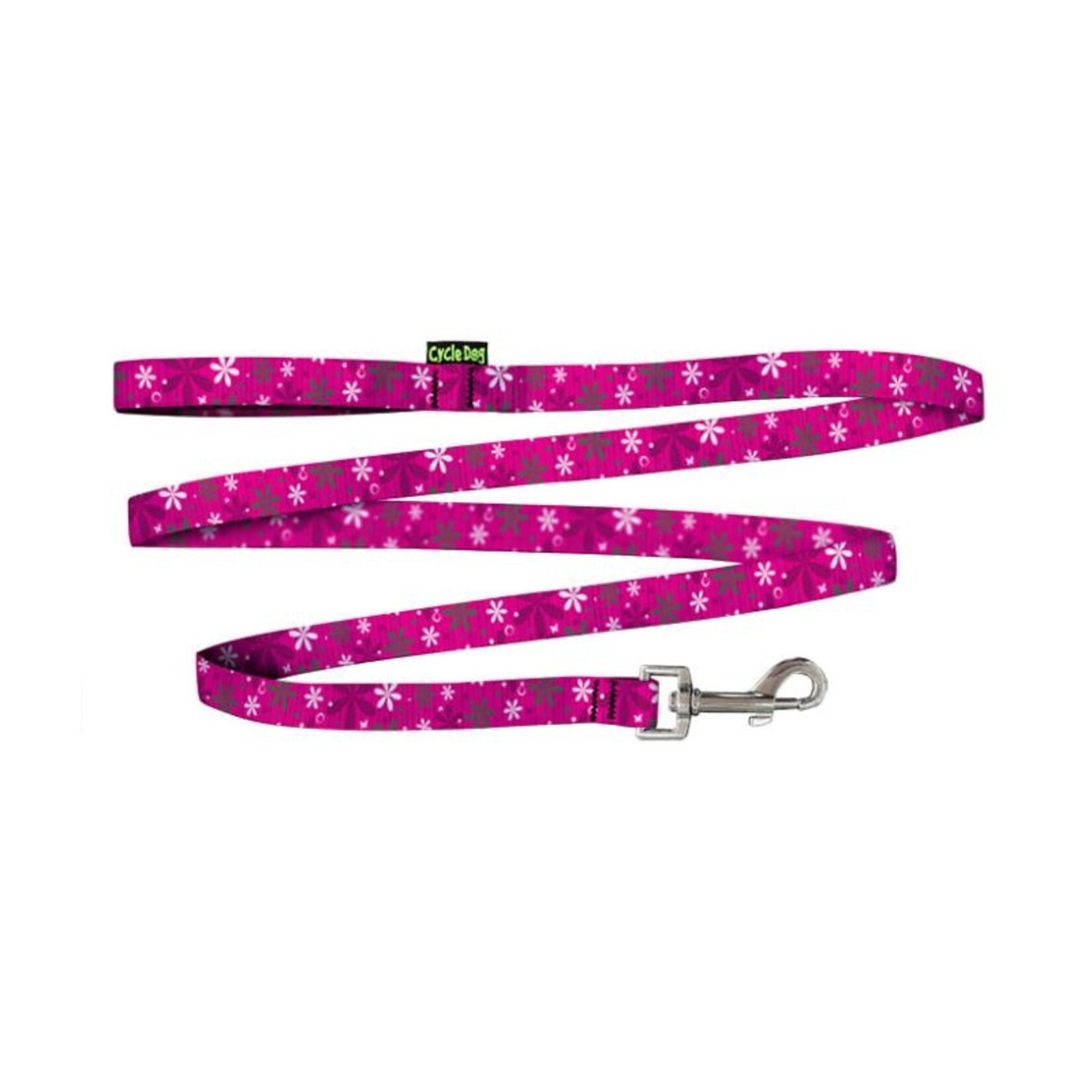 Cycle Dog 6’ / Skinny - Retro Pink Floral - Ecoweave Dog Leash - Cycle Dog