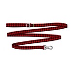 Cycle Dog 6’ / Skinny - Red Plaid - Ecoweave Dog Leash - Cycle Dog