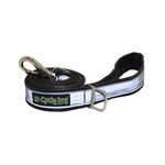 Cycle Dog 6’ - Silver - MAX Reflective - Rubber Backed Dog Leash - Cycle Dog