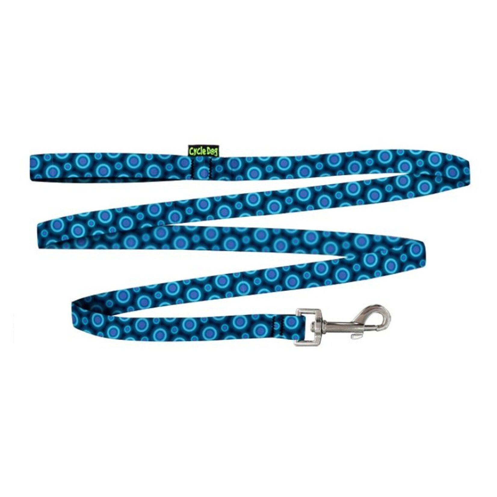 Cycle Dog 6’ / Skinny - Blue Space Dots - Ecoweave Dog Leash - Cycle Dog