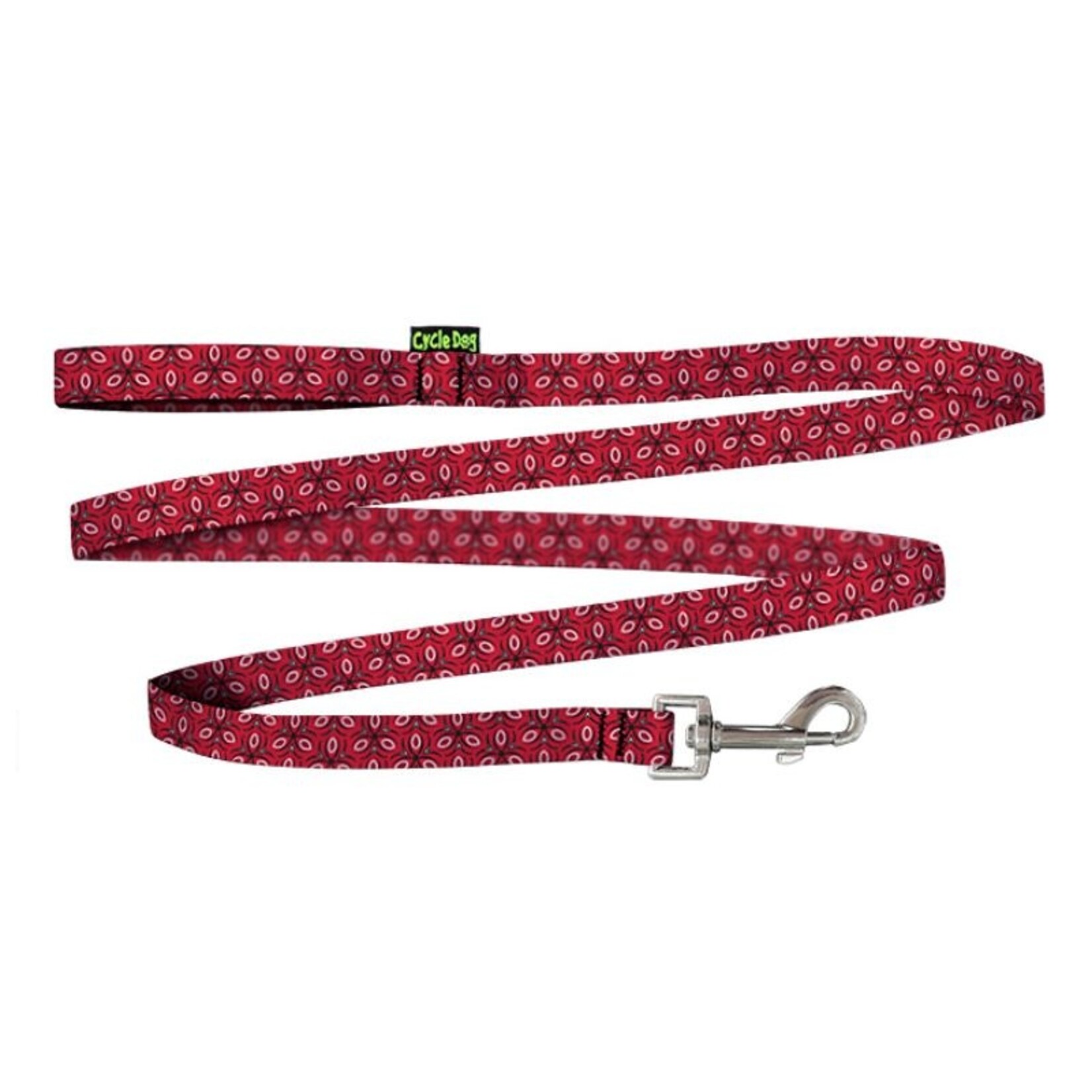 Cycle Dog 6’ / Skinny - Red Tri Style - Ecoweave Dog Leash - Cycle Dog