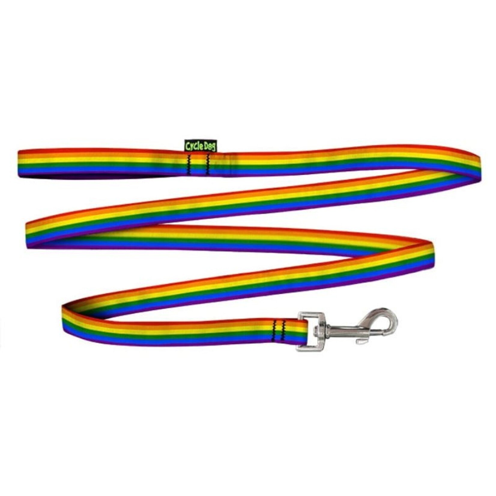 Cycle Dog 6’ / Skinny - Rainbow Pride - Ecoweave Dog Leash - Cycle Dog