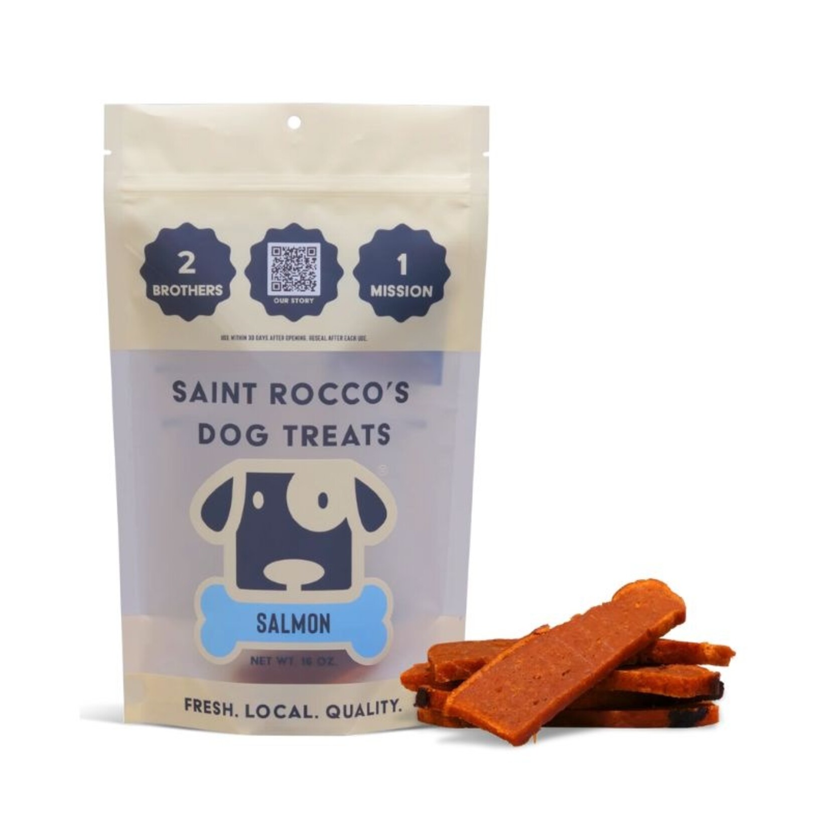 Saint Rocco's 8 oz. - Salmon Strips - Saint Rocco's