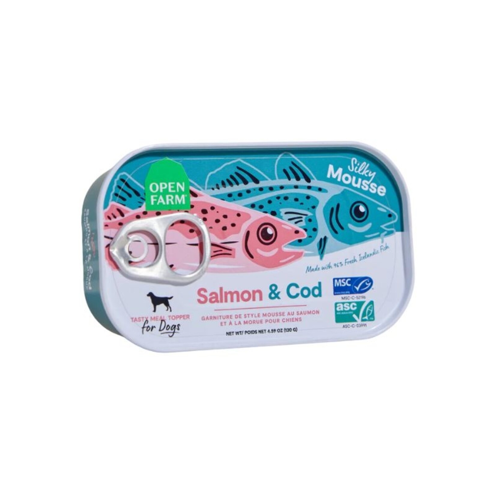 Open Farm 4.59 oz. - Salmon & Cod - Mousse Topper - Open Farm - dog