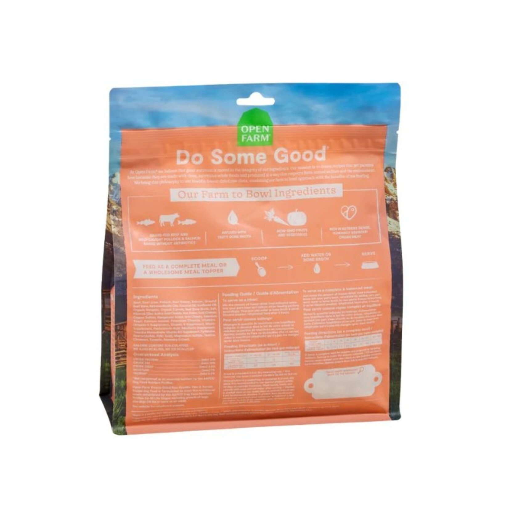 Open Farm Tide & Terrain (Fish & Beef) - RawMix Freeze Dried Morsels - Open Farm :  13.5 oz.