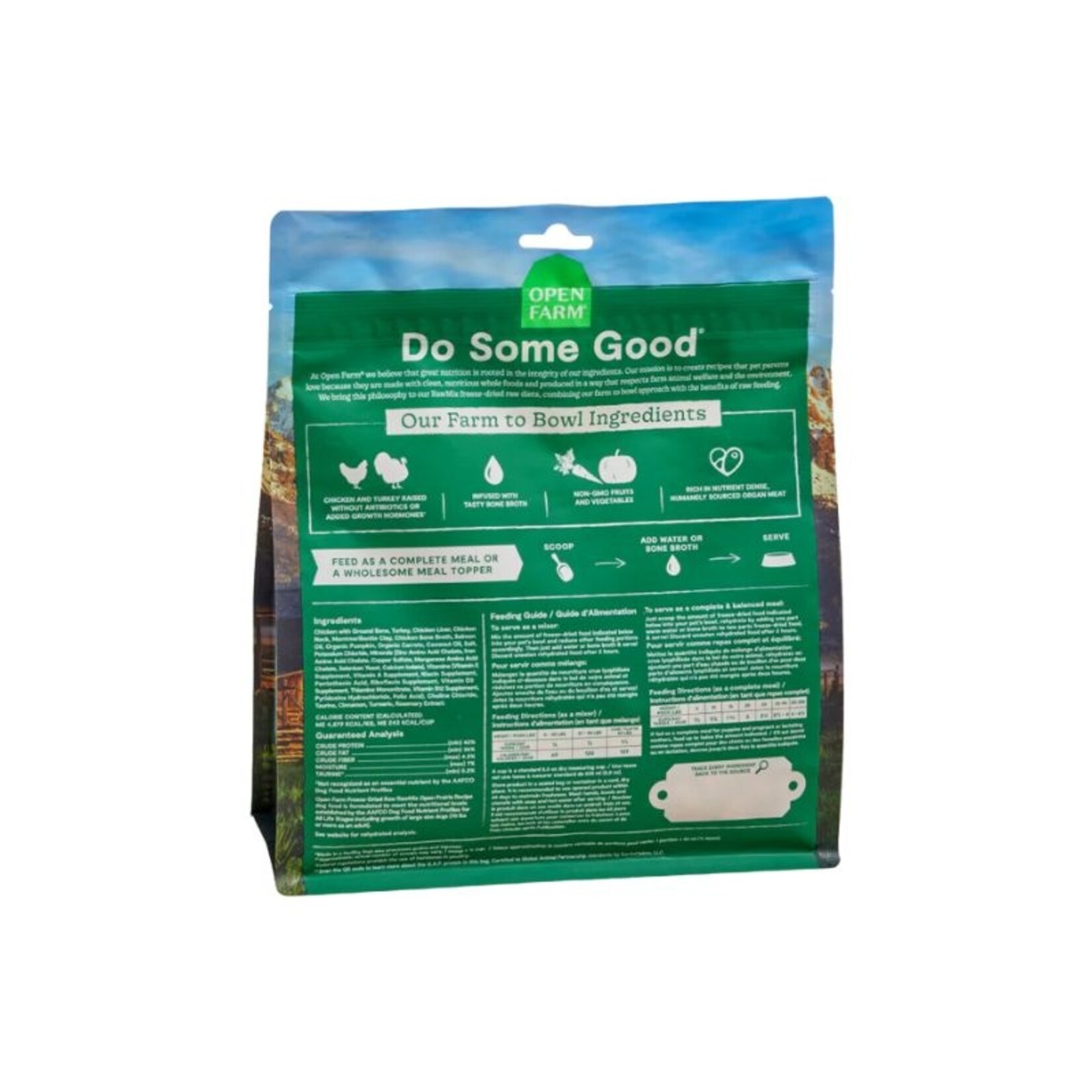 Open Farm Open Prairie (Chicken & Turkey) - RawMix Freeze Dried Morsels - Open Farm :  13.5 oz.