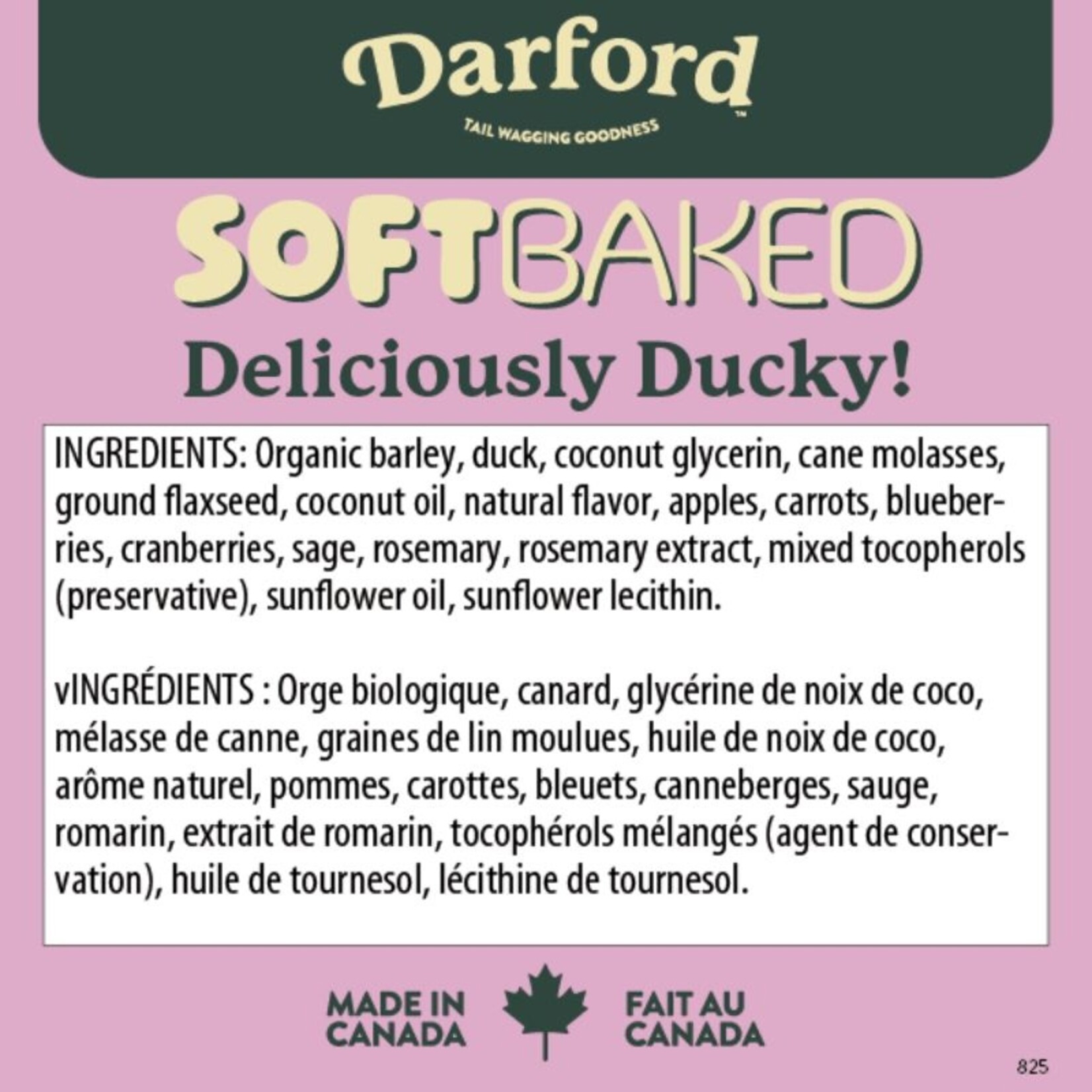 Darford 1# - Deliciously Ducky - Soft Baked Dog Treats - Darford