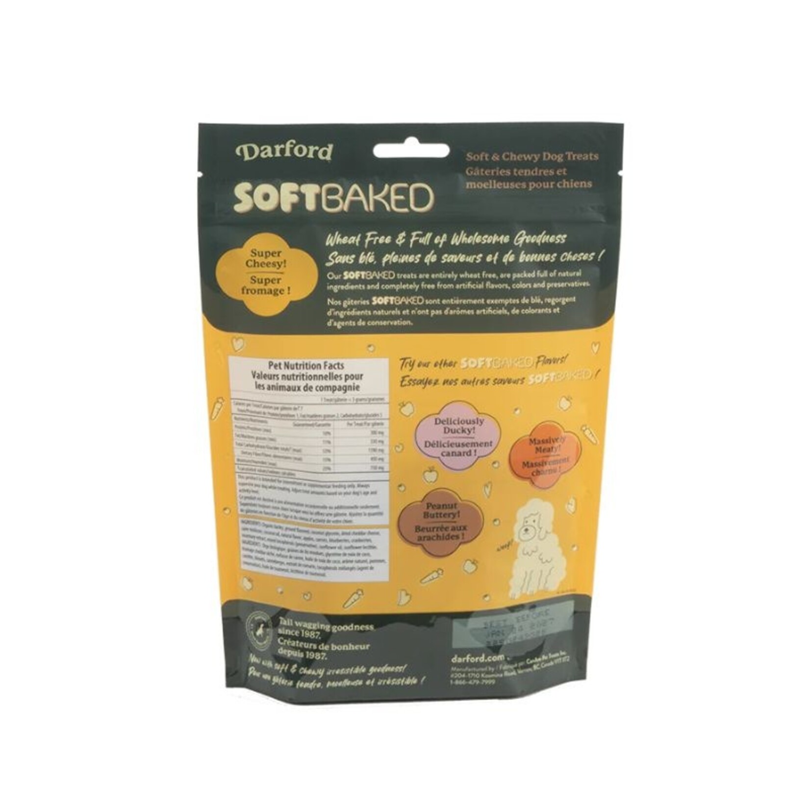 Darford 1# - Super Cheesy - Soft Baked Dog Treats - Darford