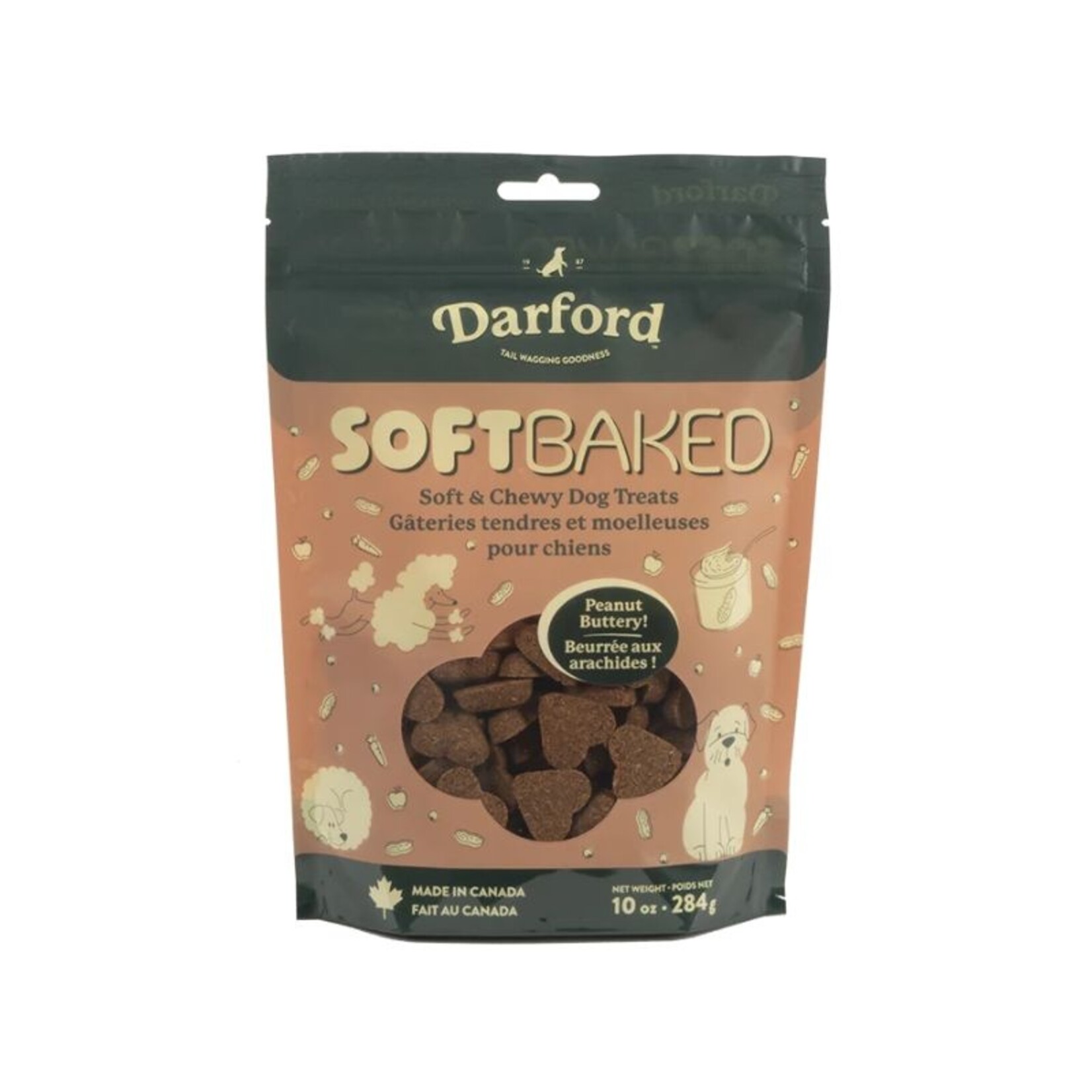 Darford 1# - Peanut Buttery - Soft Baked Dog Treats - Darford
