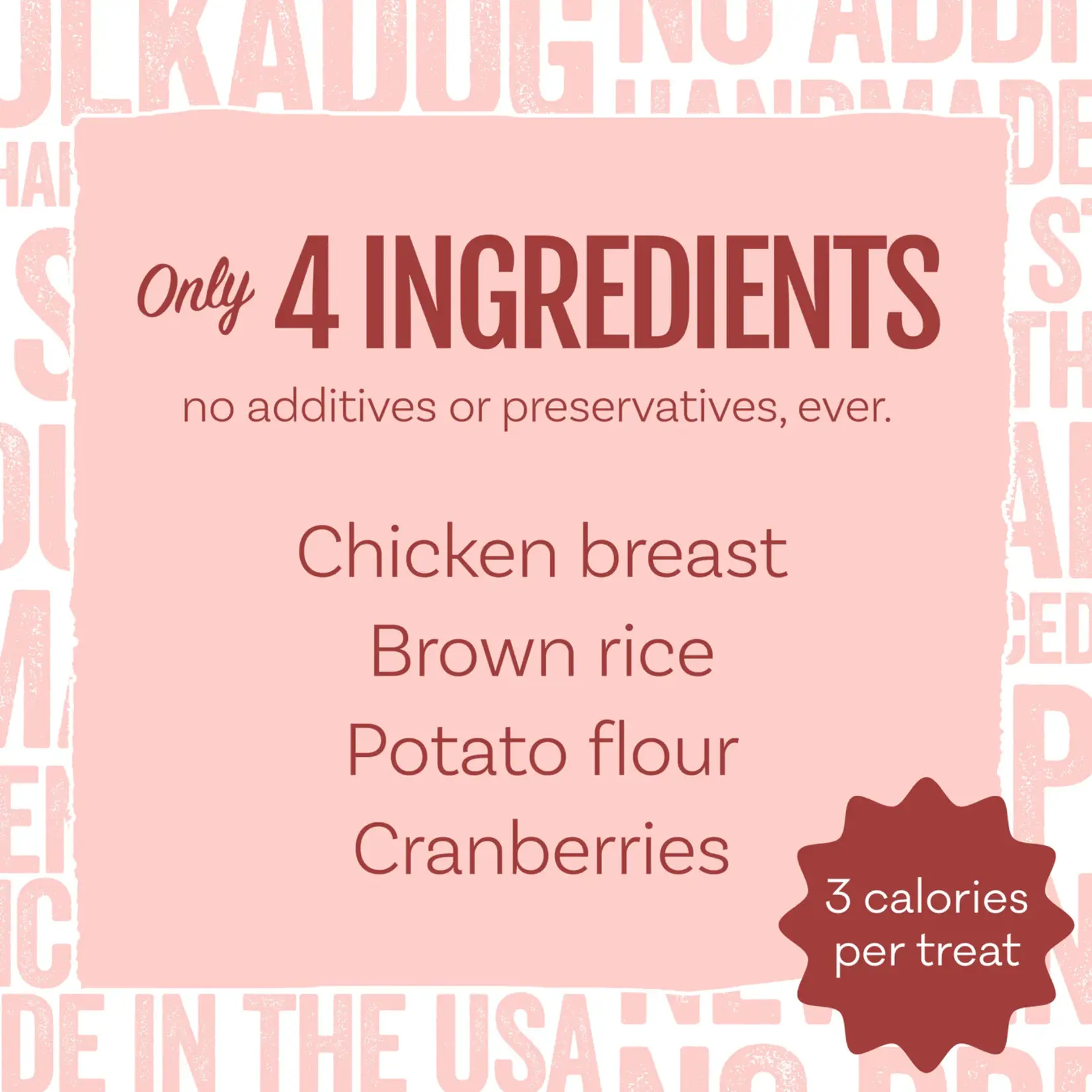 Polka Dog Bakery 7 oz. - Henny Penny Bits - Chicken & Cranberry Treats - Polka Dog Bakery