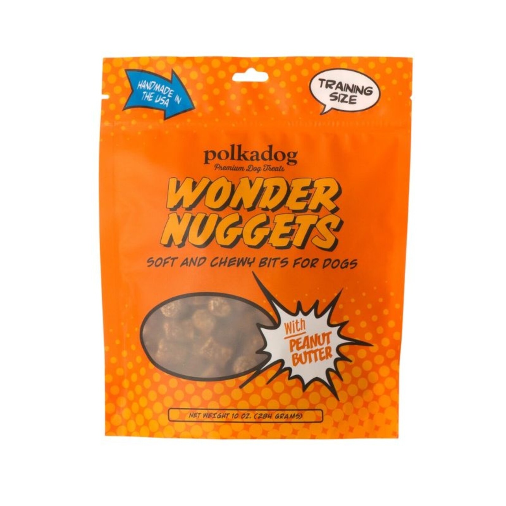 Polka Dog Bakery 12 oz. - Peanut Butter - Wonder Nuggets - Polka Dog Bakery