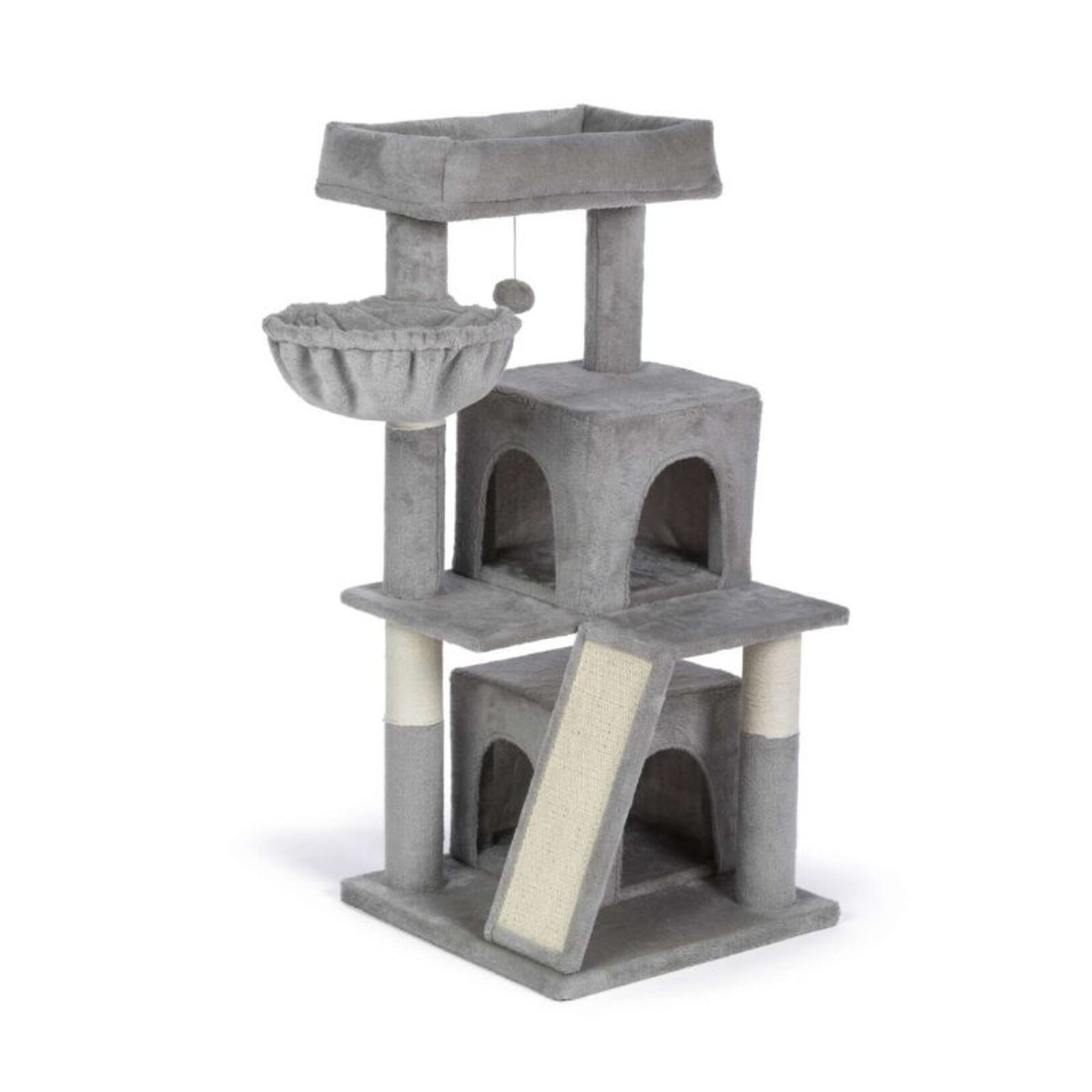Prevue Pet Products 3.5' - Comfy Kitty Cat Tower (Gray) - Prevue Pet Products