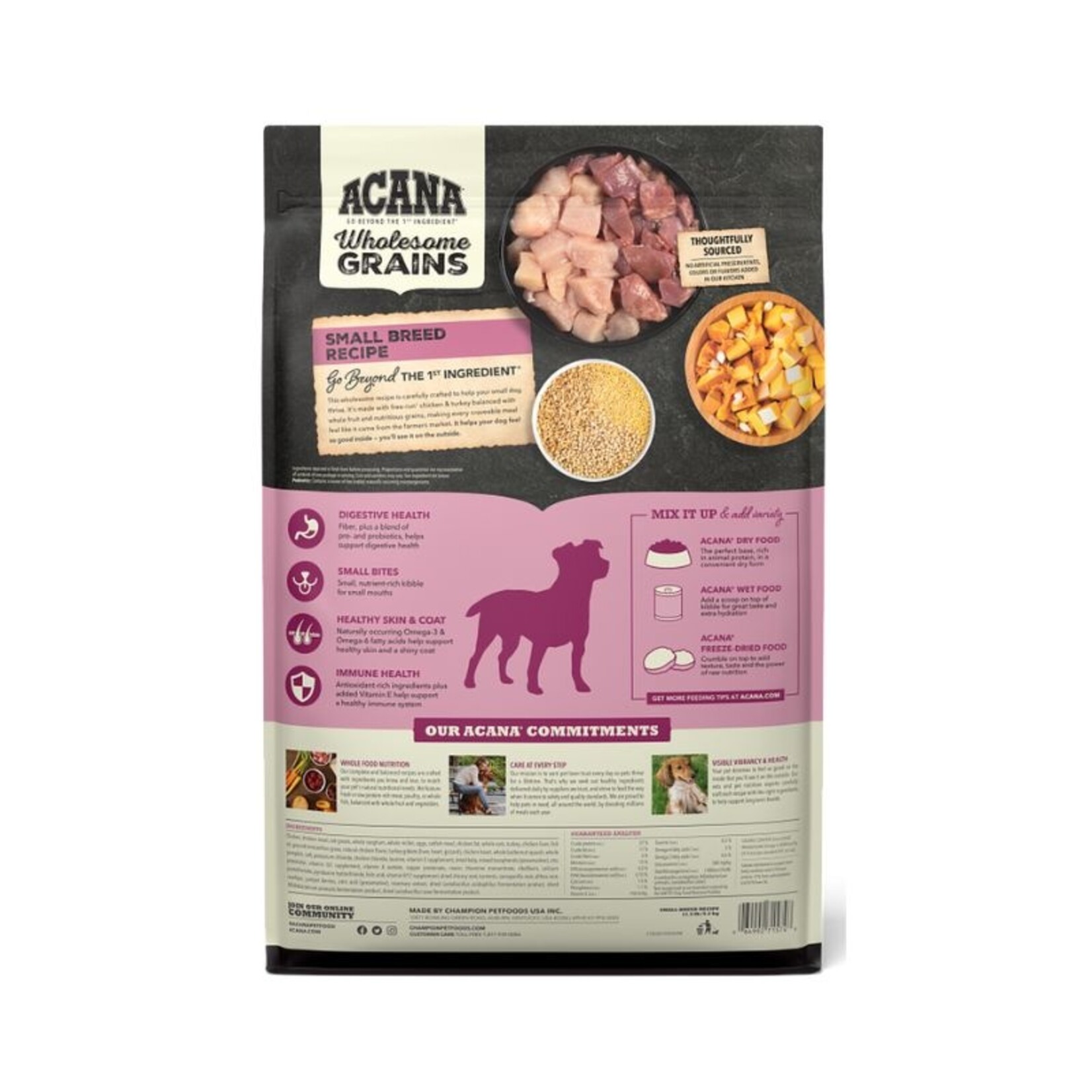 Acana Small Breed Adult - Wholesome Grains - Acana - Dog :
