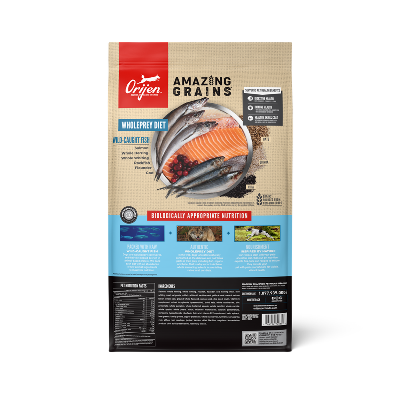 Orijen Six (6) Fish - Amazing Grains - Orijen - dog :