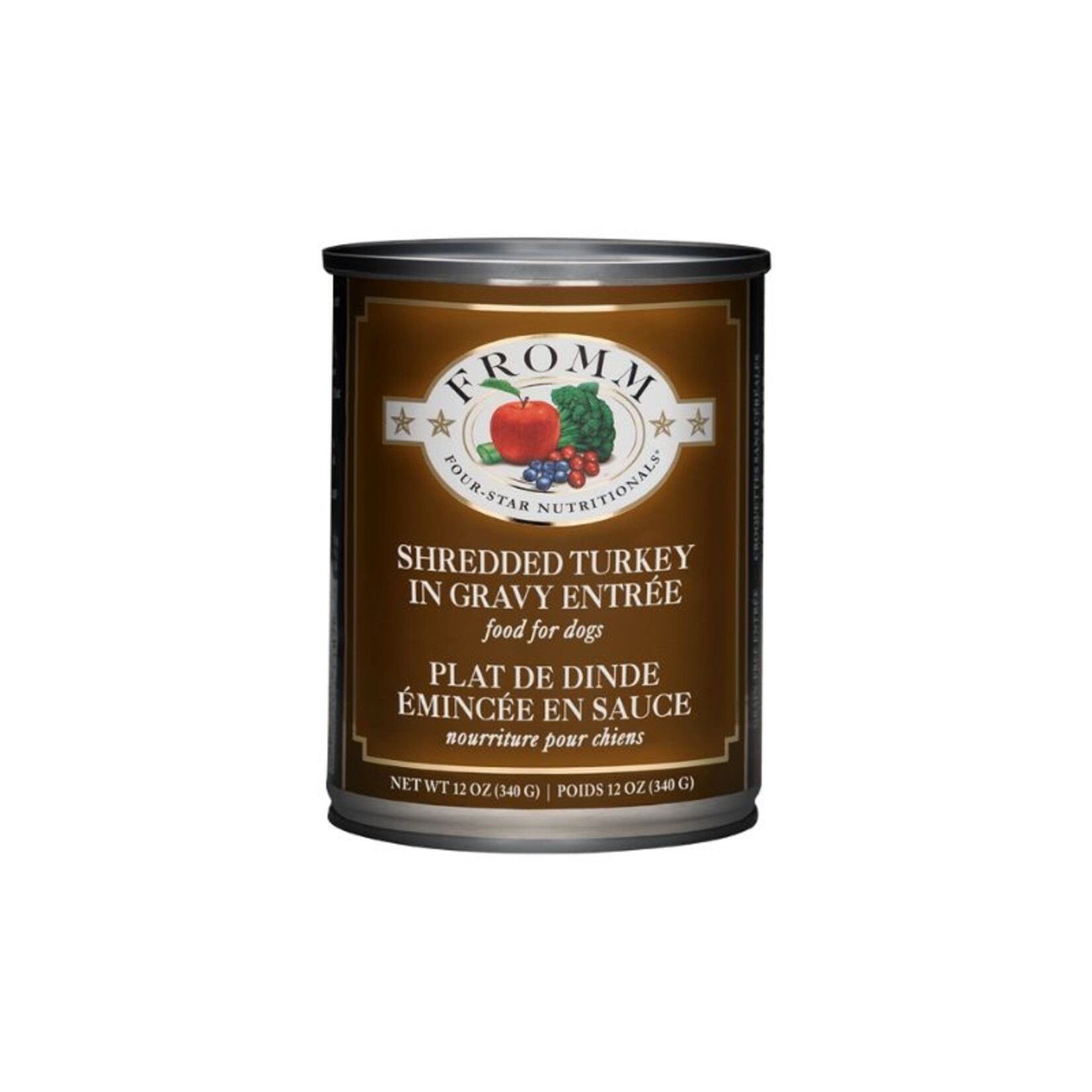 12 oz. - Shredded Turkey in Gravy - Fromm - dog