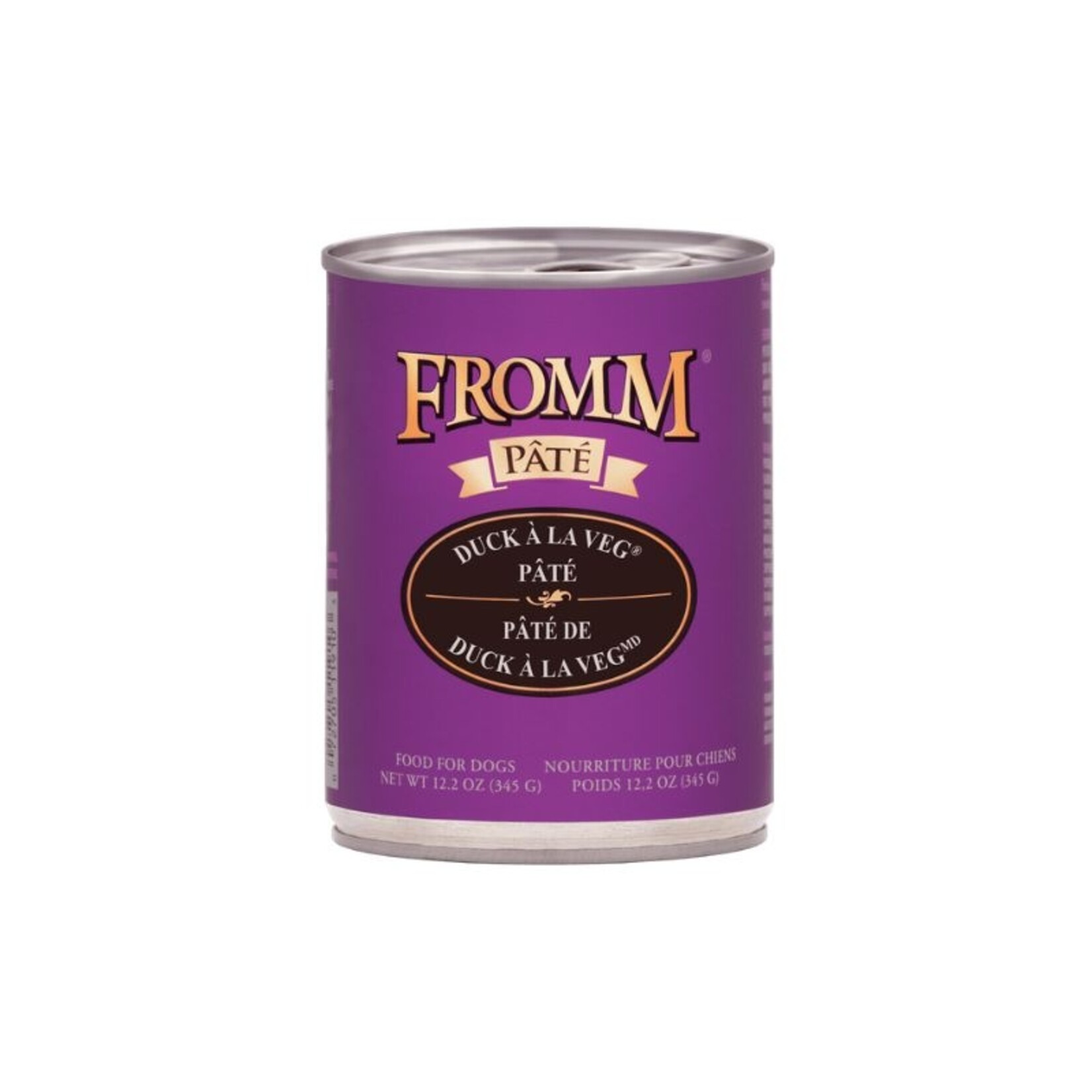 12.2 oz. - Duck a la Veg - Fromm Pate - dog