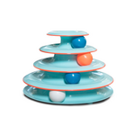 Catstages / Outward Hound Blue - Chase Meowtain - 4-Level Cat Toy - Catstages