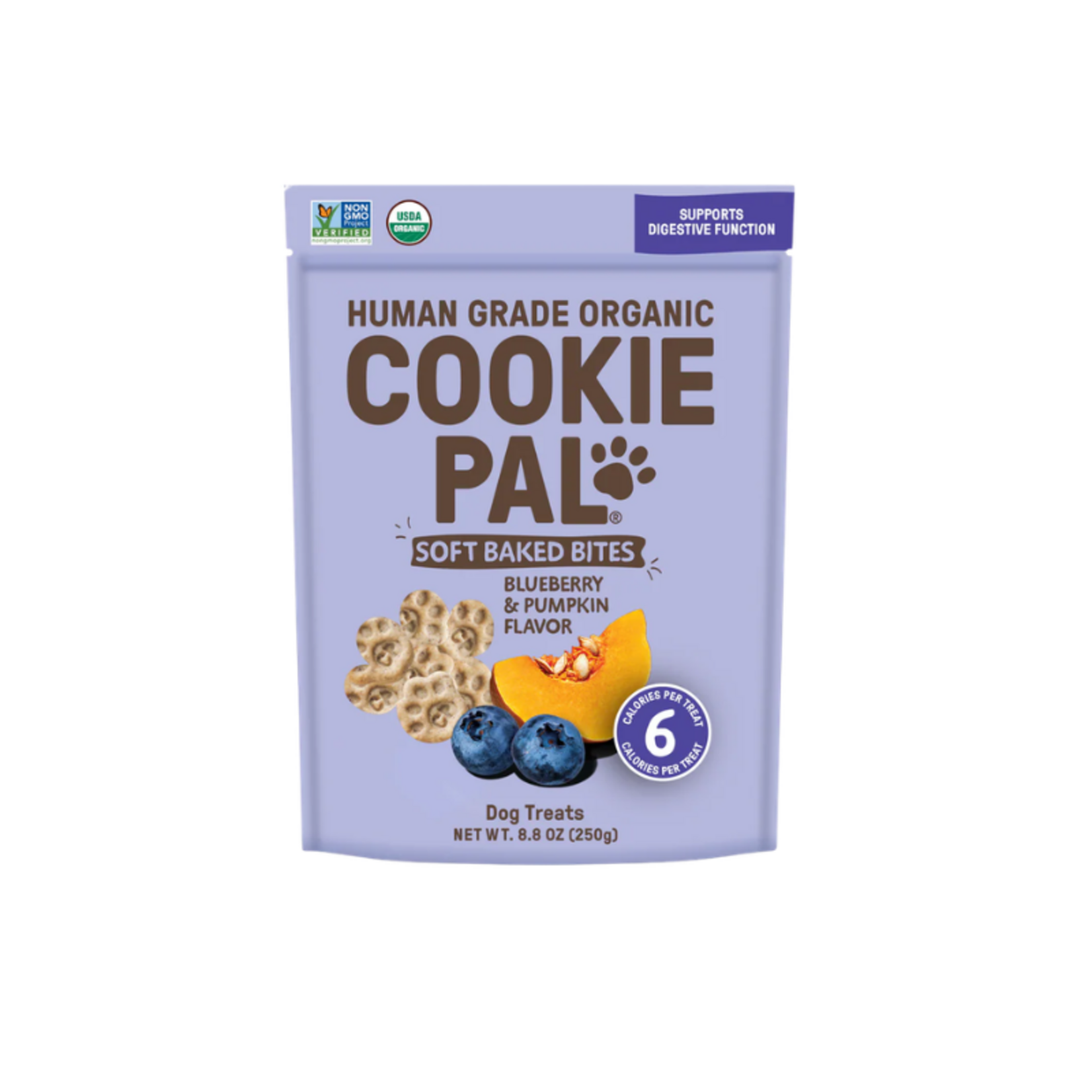 Cookie Pal 8 oz. - Blueberry & Pumpkin - Soft Baked Bites - Cookie Pal