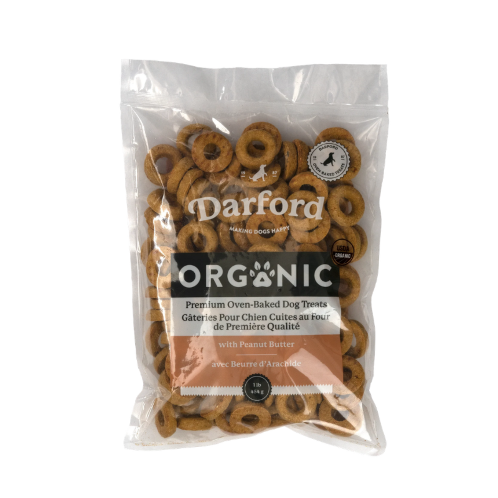 Darford 1# - Peanut Butter Recipe - Organic Dog Treats - Darford
