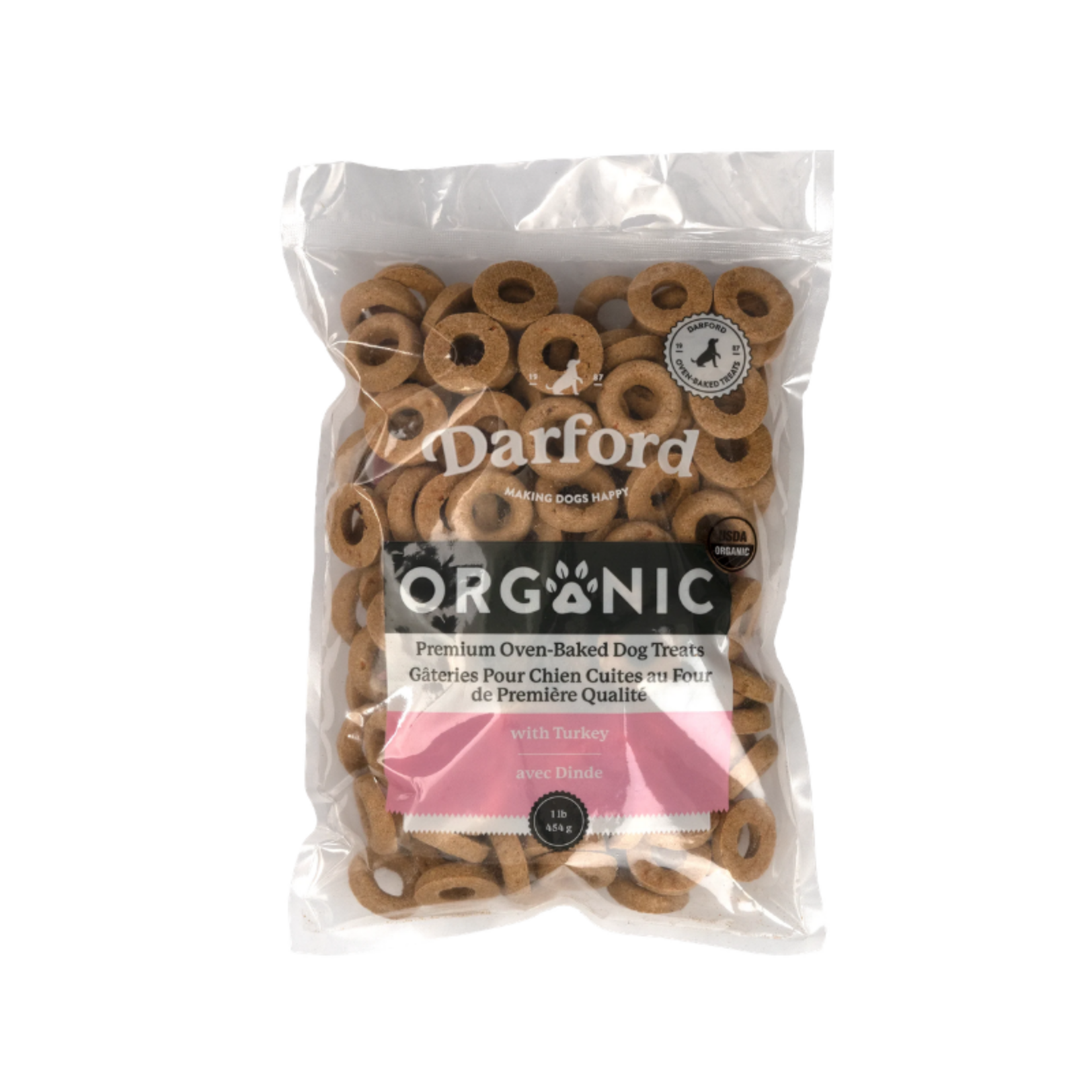 Darford 1# - Turkey Recipe - Organic Dog Treats - Darford