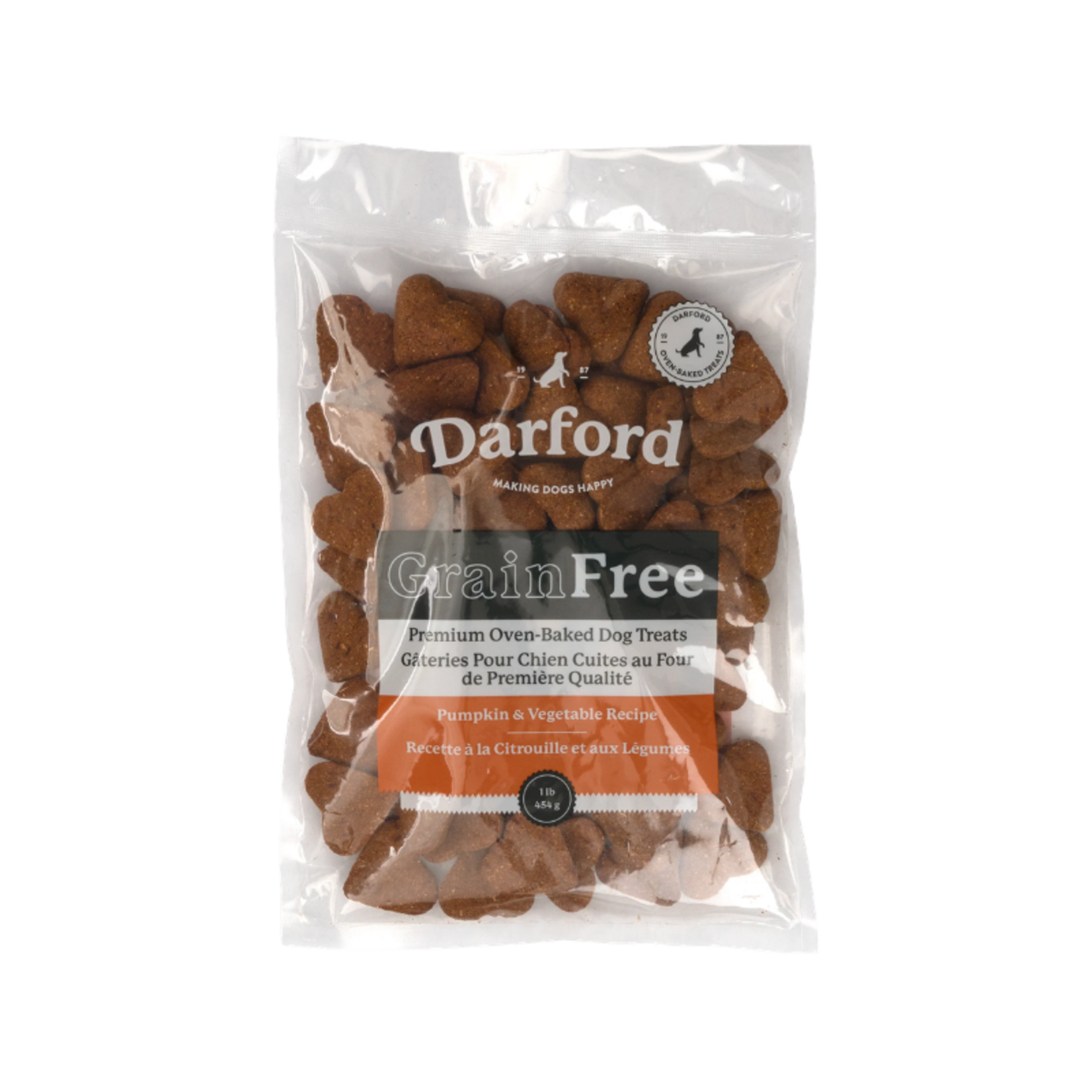 Darford 1# - Pumpkin Recipe - Grain-Free Dog Treats - Darford