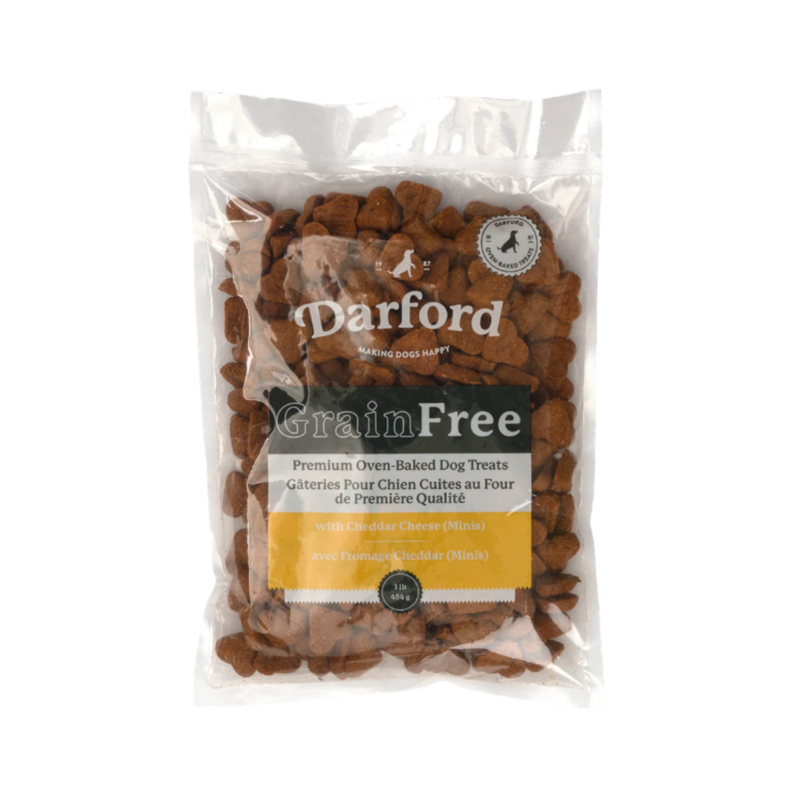 Darford 1# - Cheddar Cheese Recipe - Mini Grain-Free Dog Treats - Darford