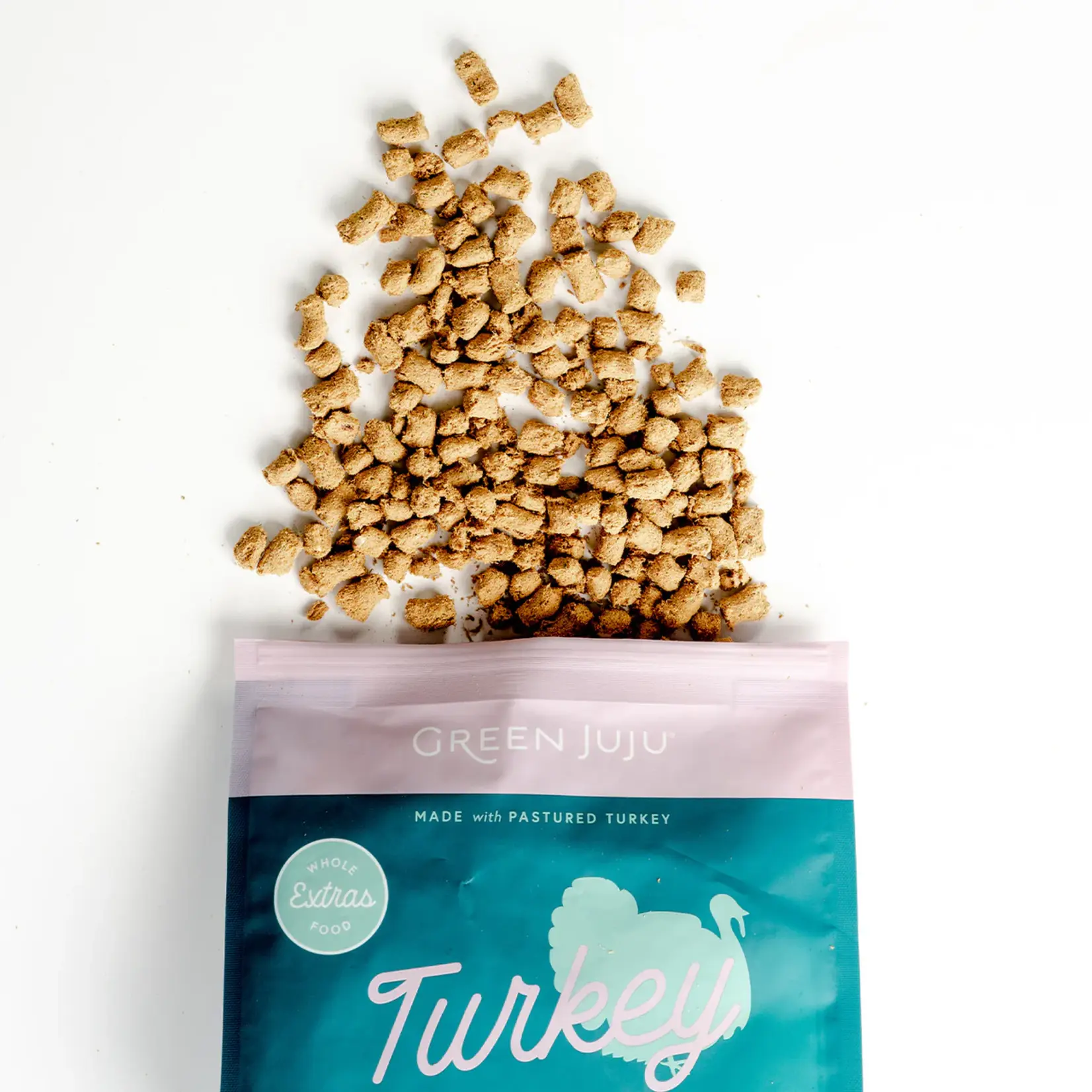 Green JuJu 14 oz. - Turkey & Sardine Extras Recipe - Freeze-Dried Raw - Green JuJu