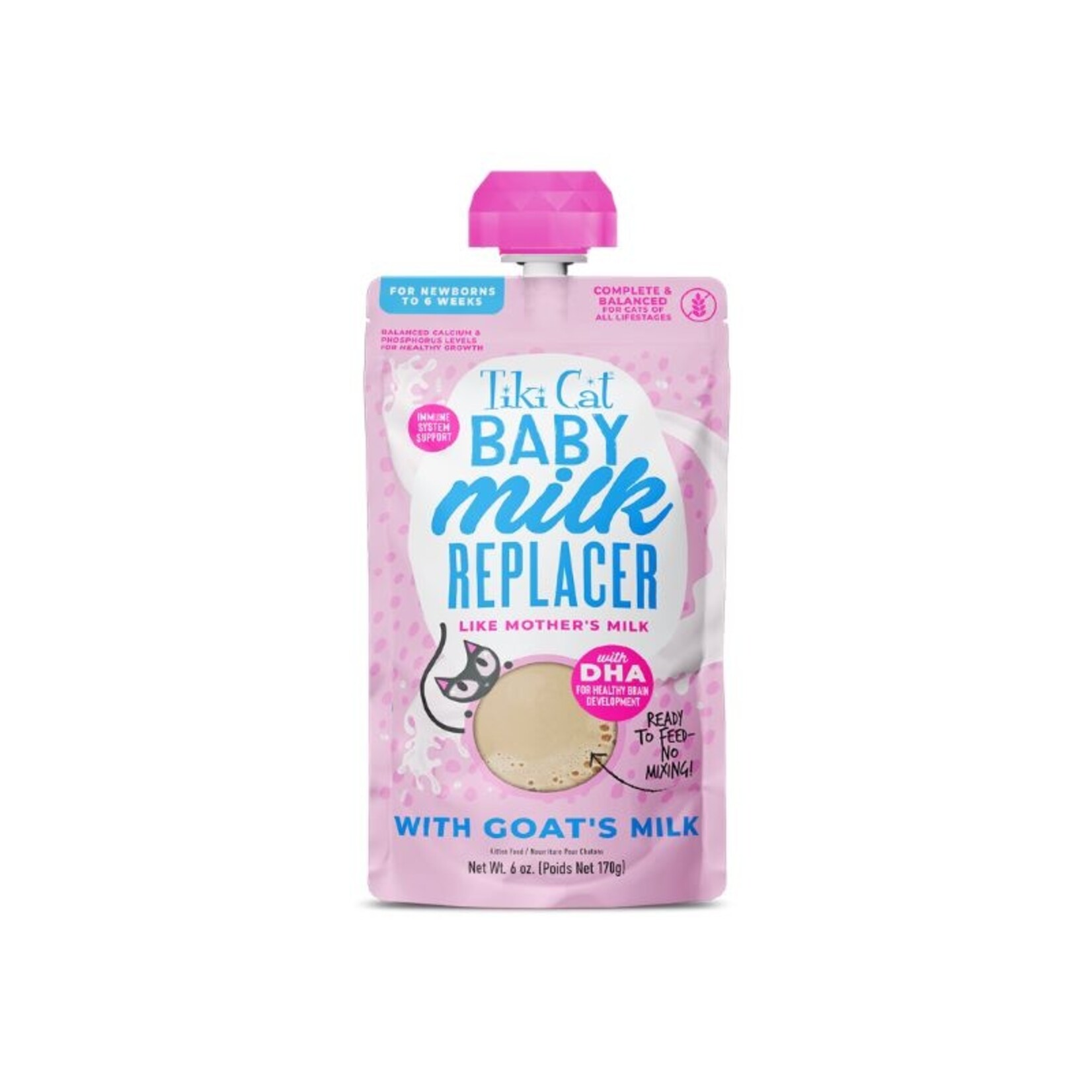 Tiki Pets / Petropics 6 oz. pouch - Kitten Milk Replacer - Tiki Cat