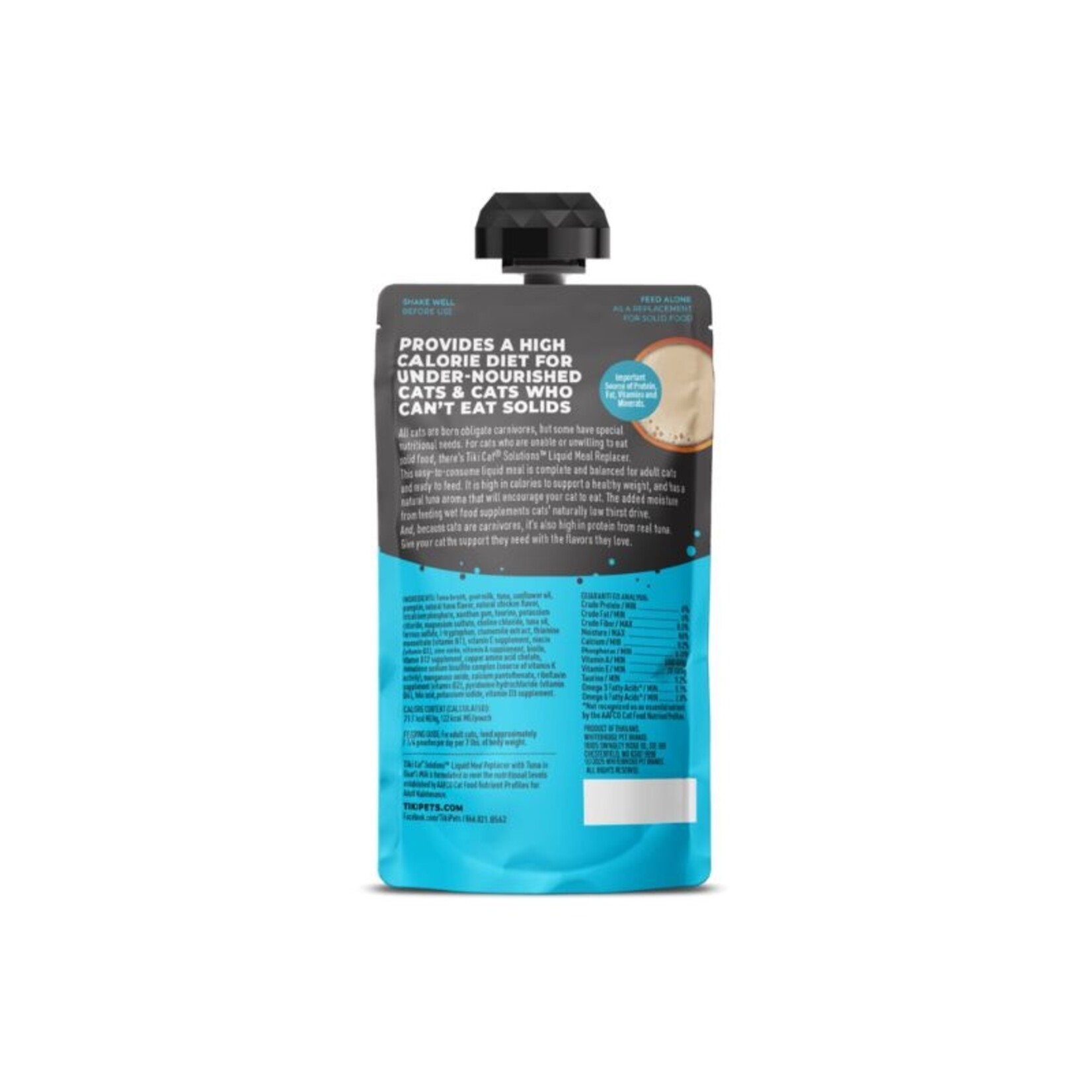 Tiki Pets / Petropics 6 oz. pouch - Liquid Meal Replacer - Tiki Cat