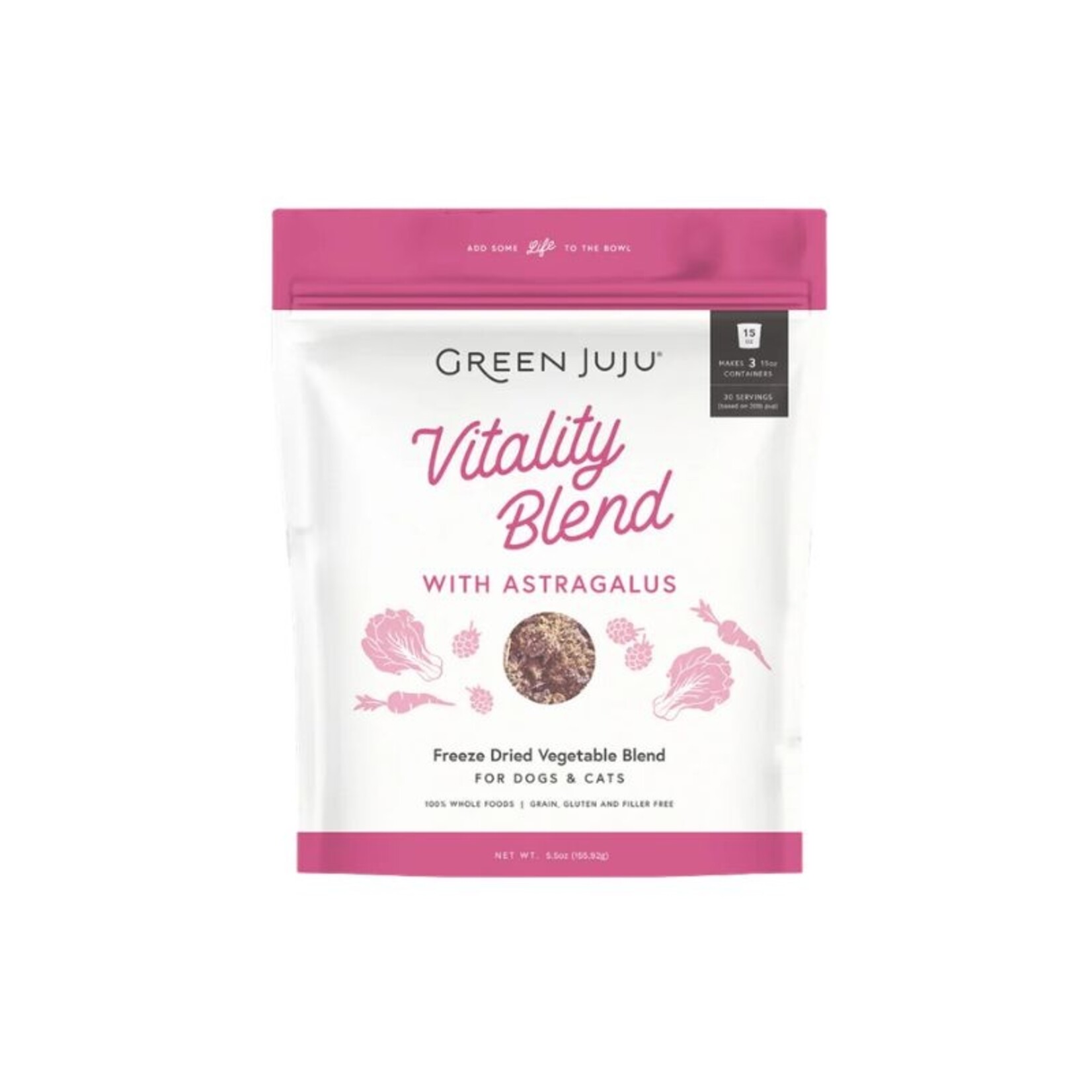 Green JuJu Vitality Blend - Freeze-Dried Supplement - Green JuJu :