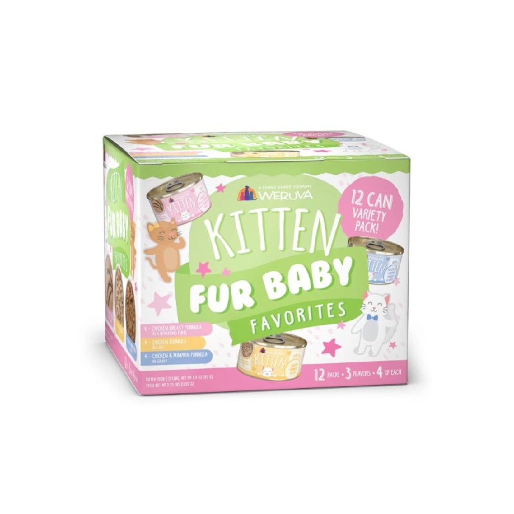 Weruva / CITK 12 x 3 oz. - Variety Pack - Fur Baby Favorites (Kitten) - Weruva / CITK