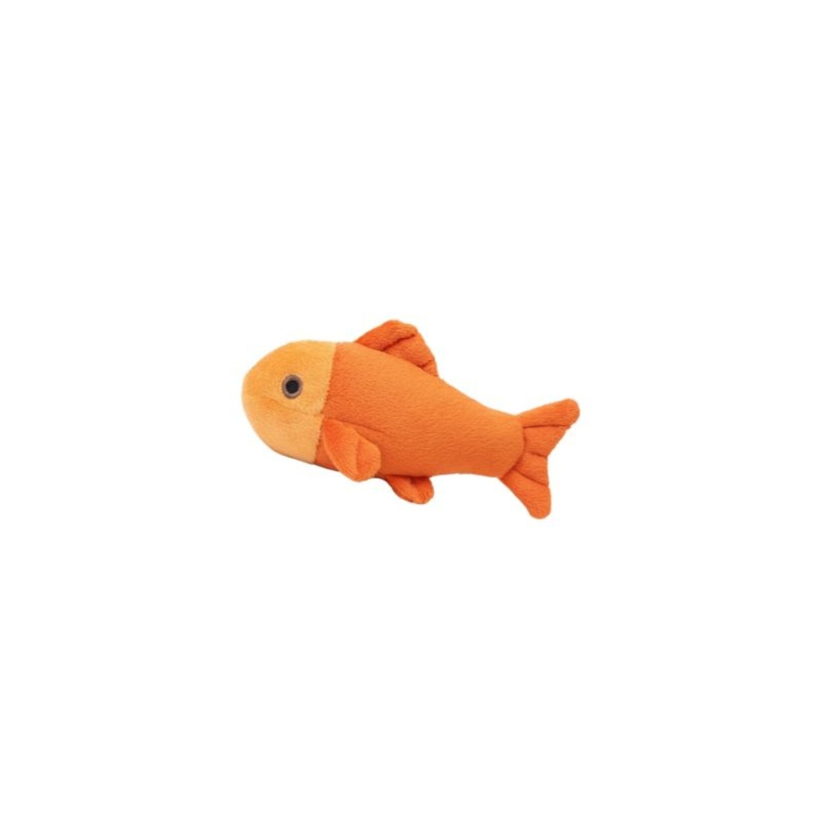 Fluff & Tuff Mini - Goldie the Fish - Plush Dog Toy - Fluff & Tuff
