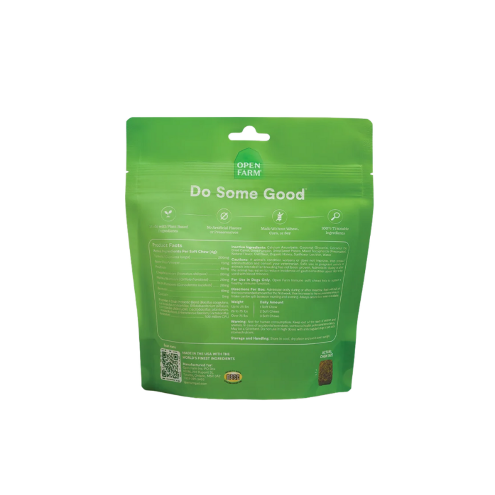 Open Farm 90 Soft Chews (Bag) - Immune Supplement - Open Farm