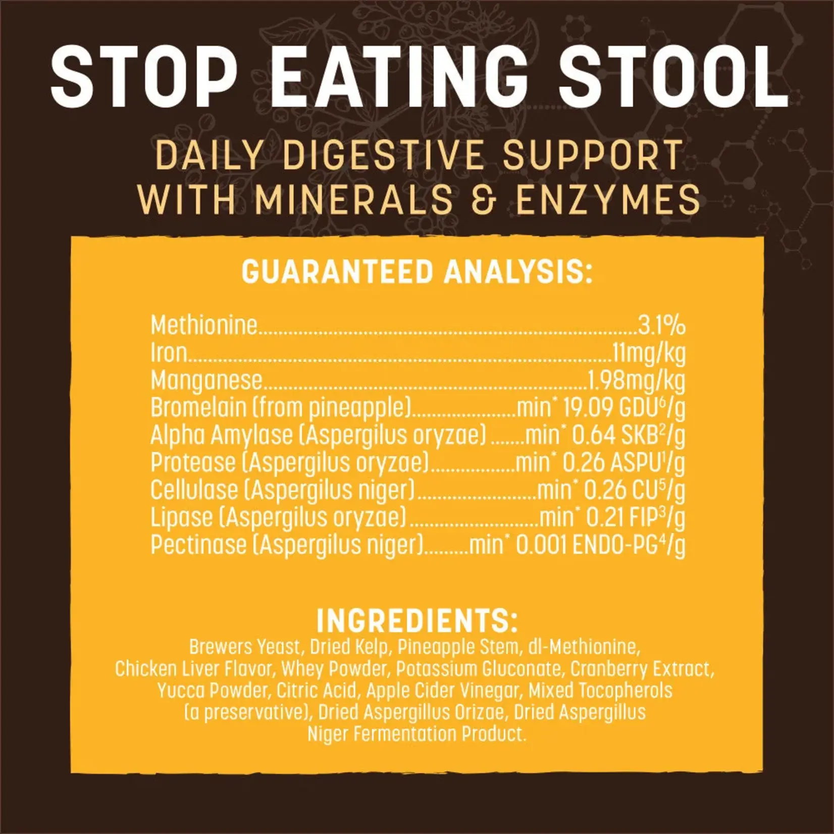 Earth Animal 8 oz. - Stop Eating Stool - Earth Animal